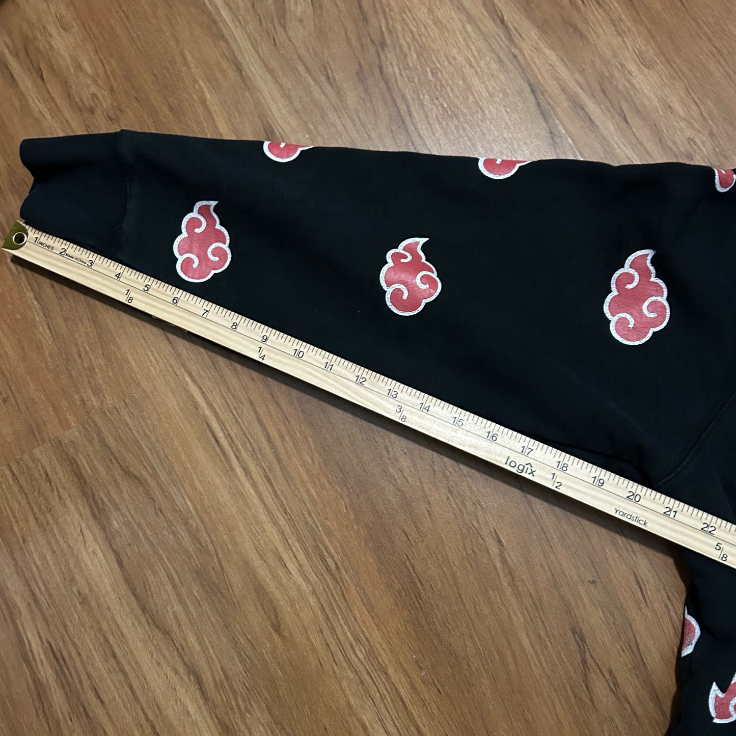 (XL) Hypeland X Naruto Akatsuki Heavyweight Black Hoodie