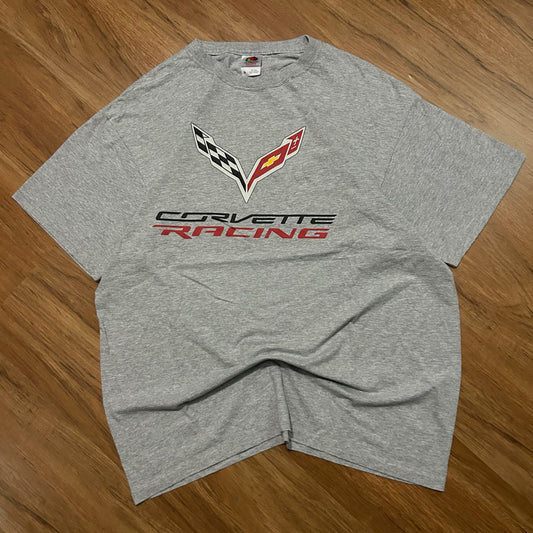 (XL) Corvette Racing C7 Gray Graphic T-Shirt