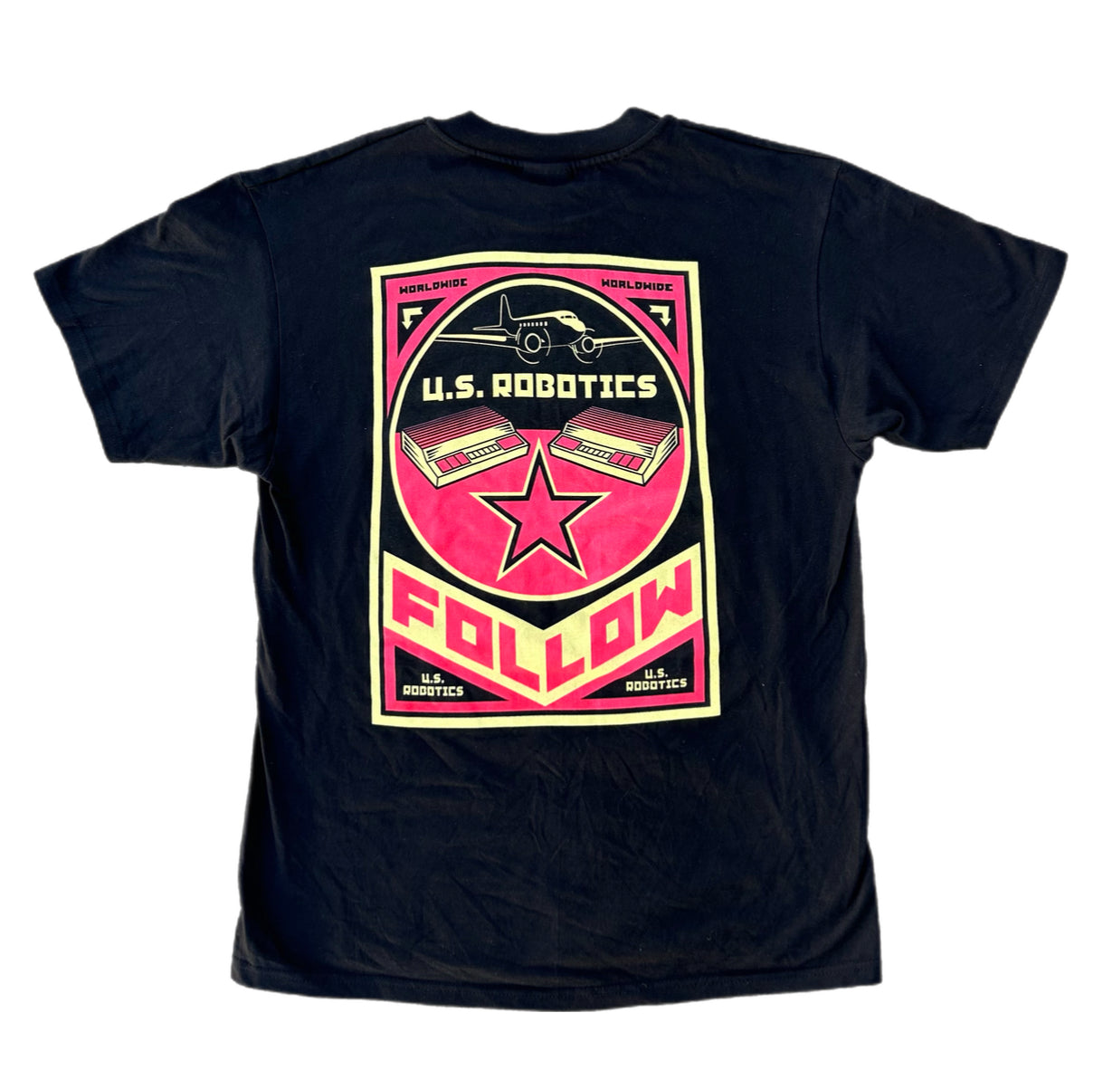 (L) Vintage U.S Robotics 'The Movement' Shirt