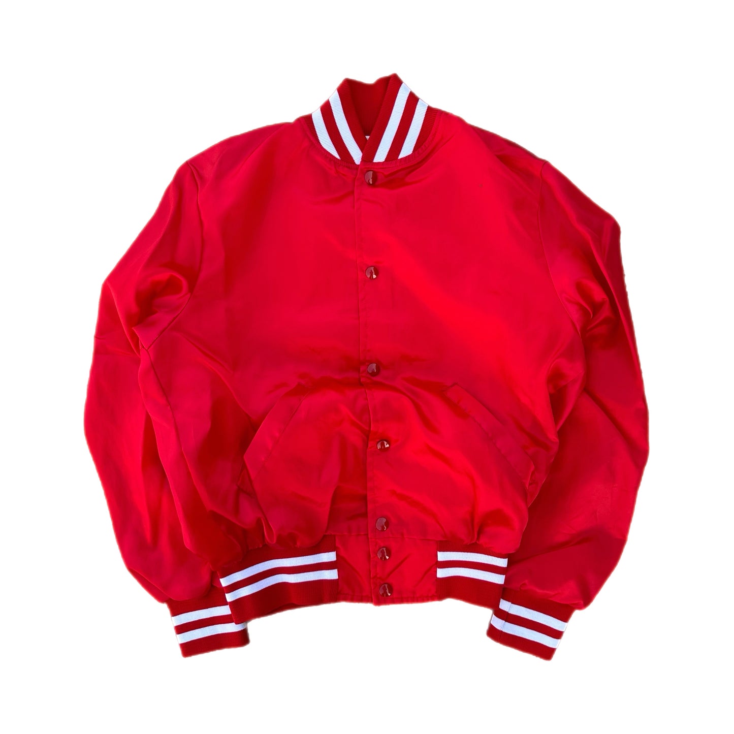 (S) Vintage Holloway B-1B Red Bomber Jacket