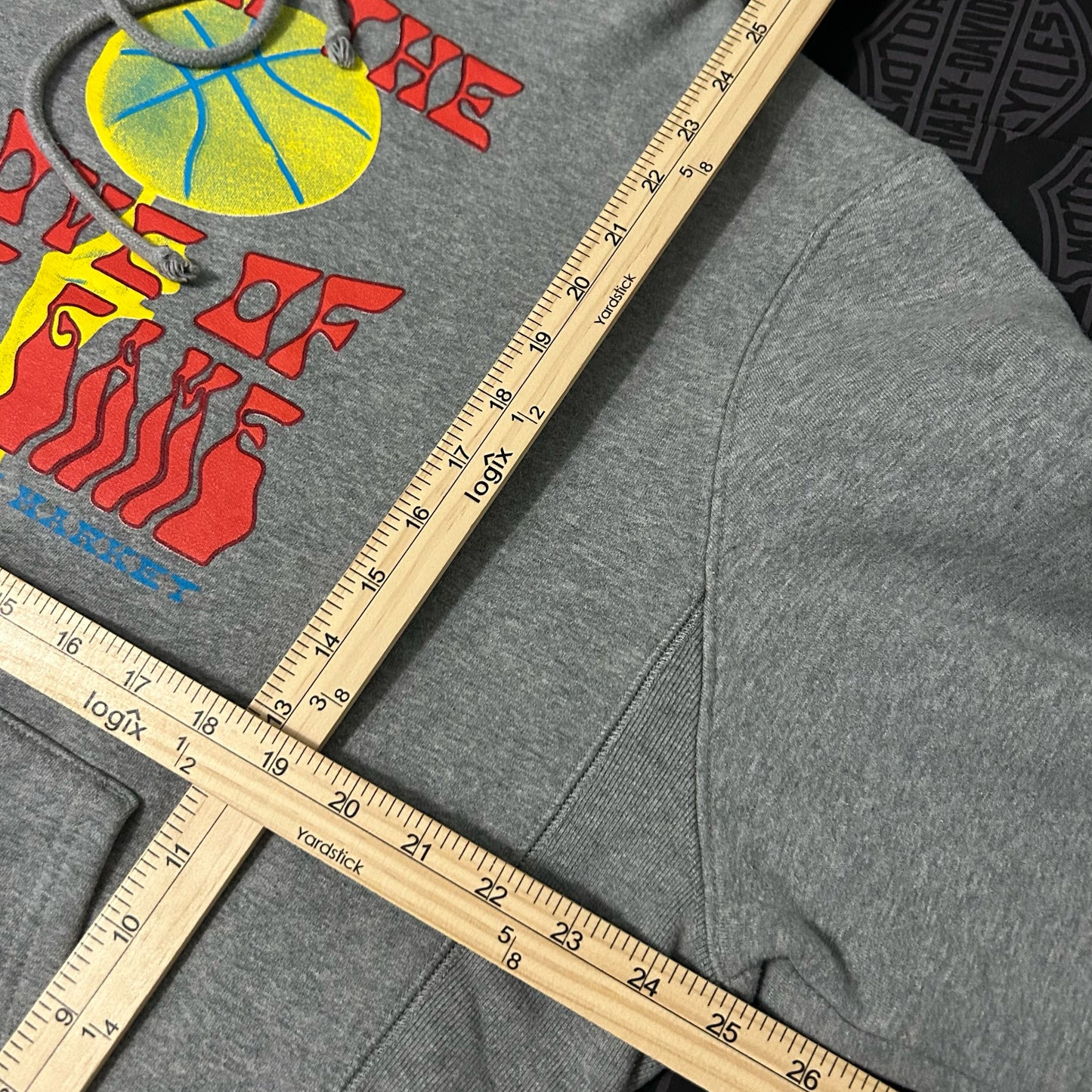 (XXL) Chinatown Market Limited Edition For The Love of The Game Basketball Graphic Hoodie