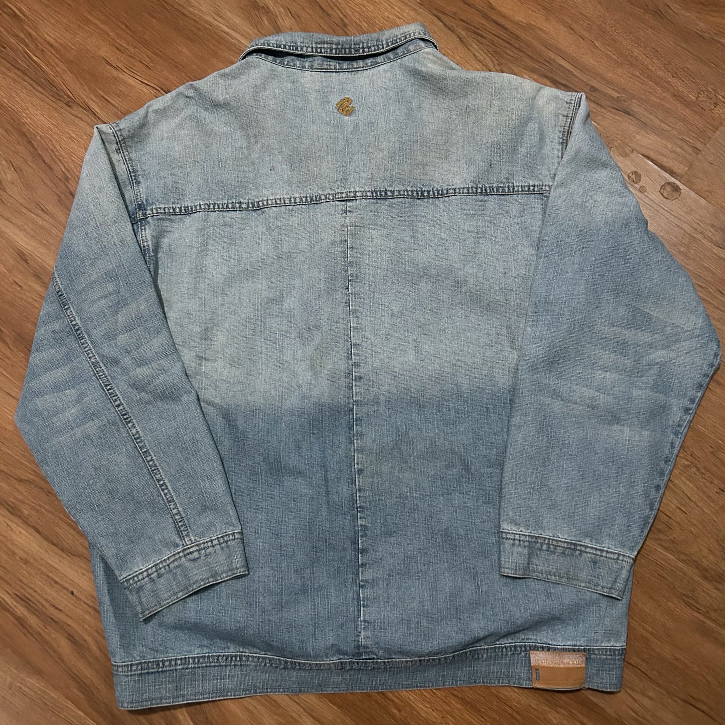 (XXL) Vintage Rocca Wear Multi-Pocket Denim Button Jacket