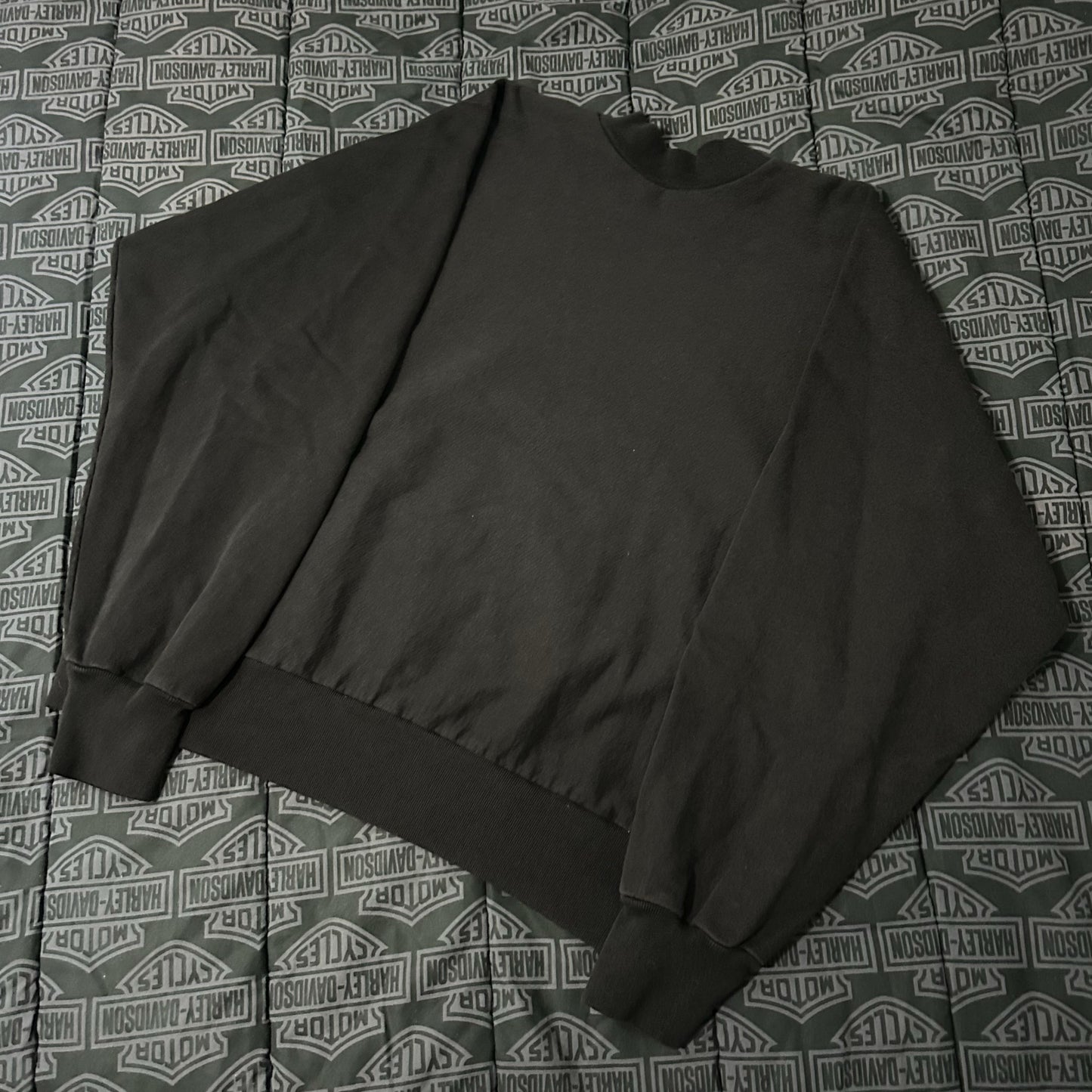(XXL) Yeezy Season 4 Calabasas Black Mock Neck Pullover Crewneck