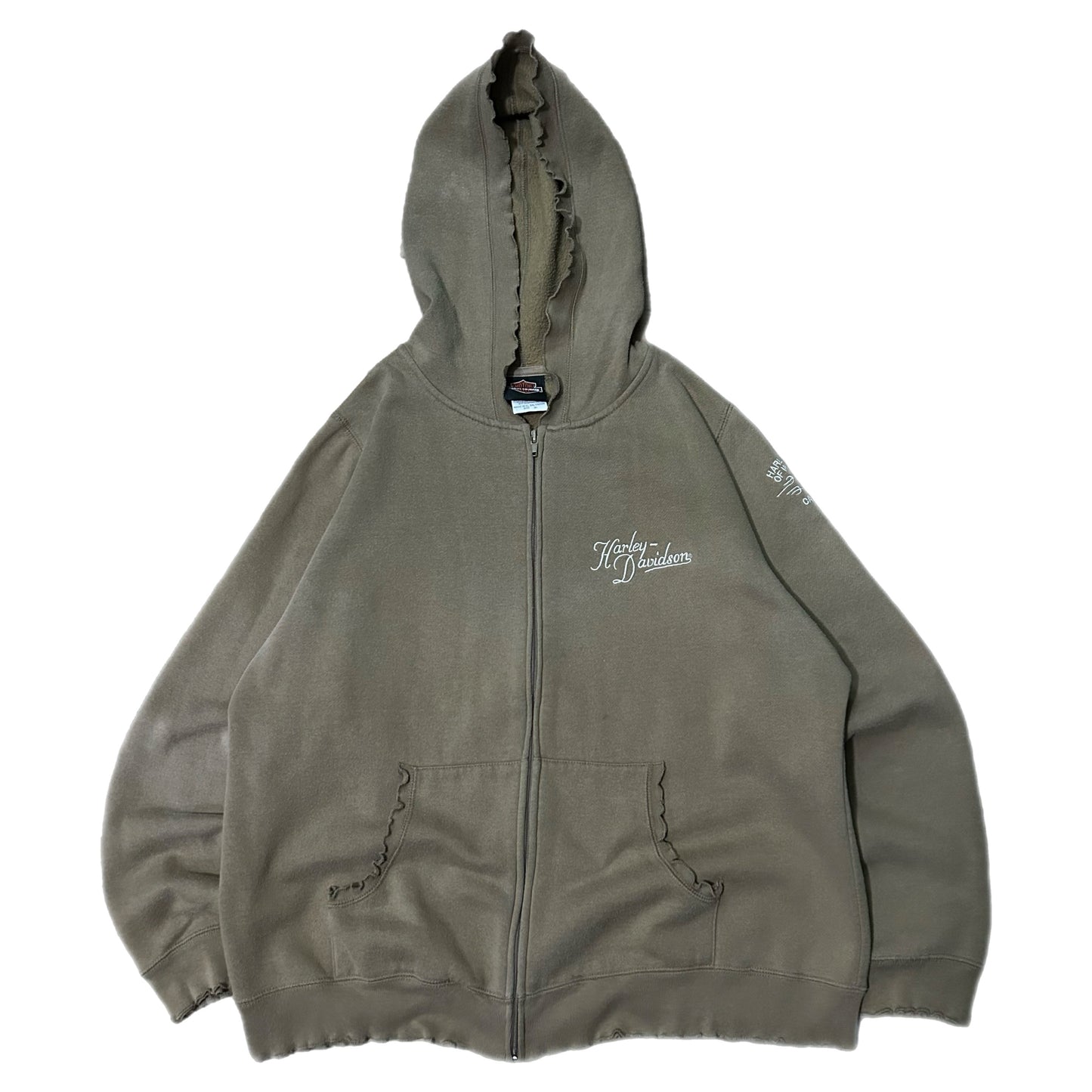 (Woman XL) Harley Davidson Westminster California Zip-Up Hoodie