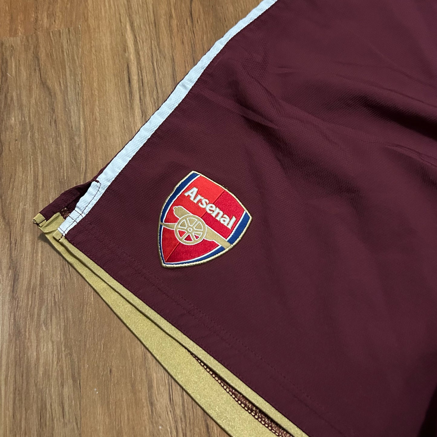 (M/L) Vintage Y2K Nike Arsenal Away Burgundy Soccer Shorts