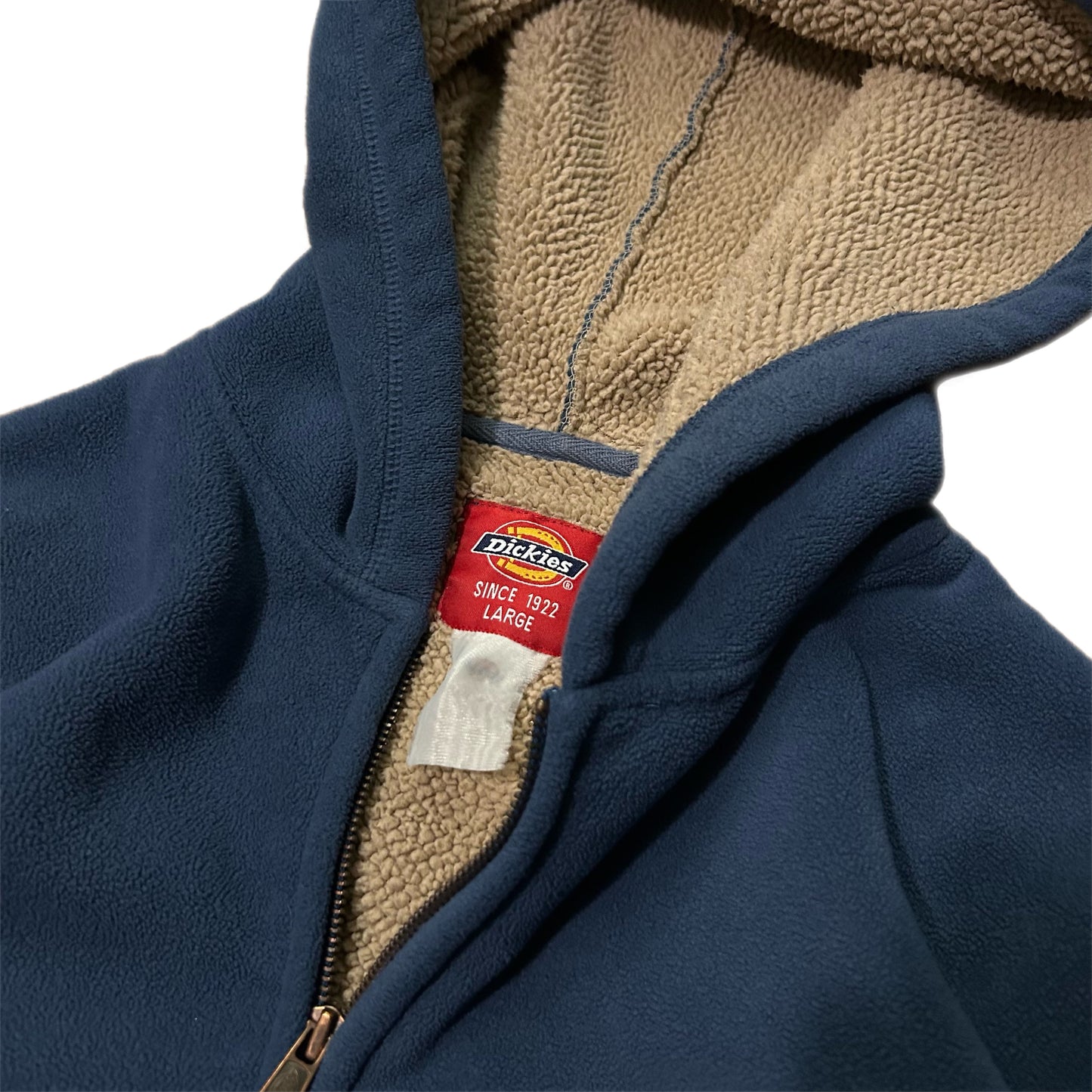 (L) Dickies Sherpa Zip-Up Hoodie