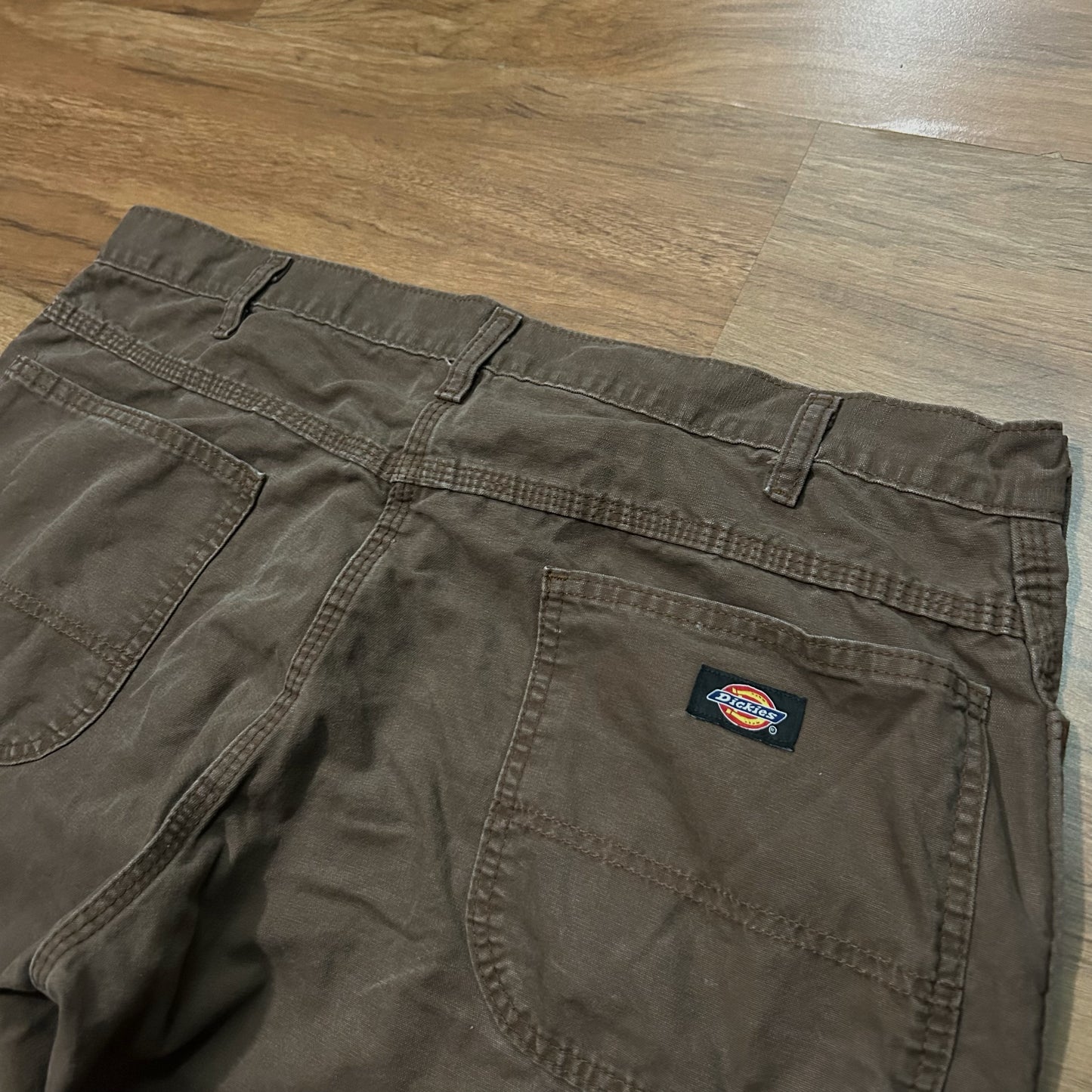 (33) Y2K Dickies Relaxed Brown Carpenter Pants