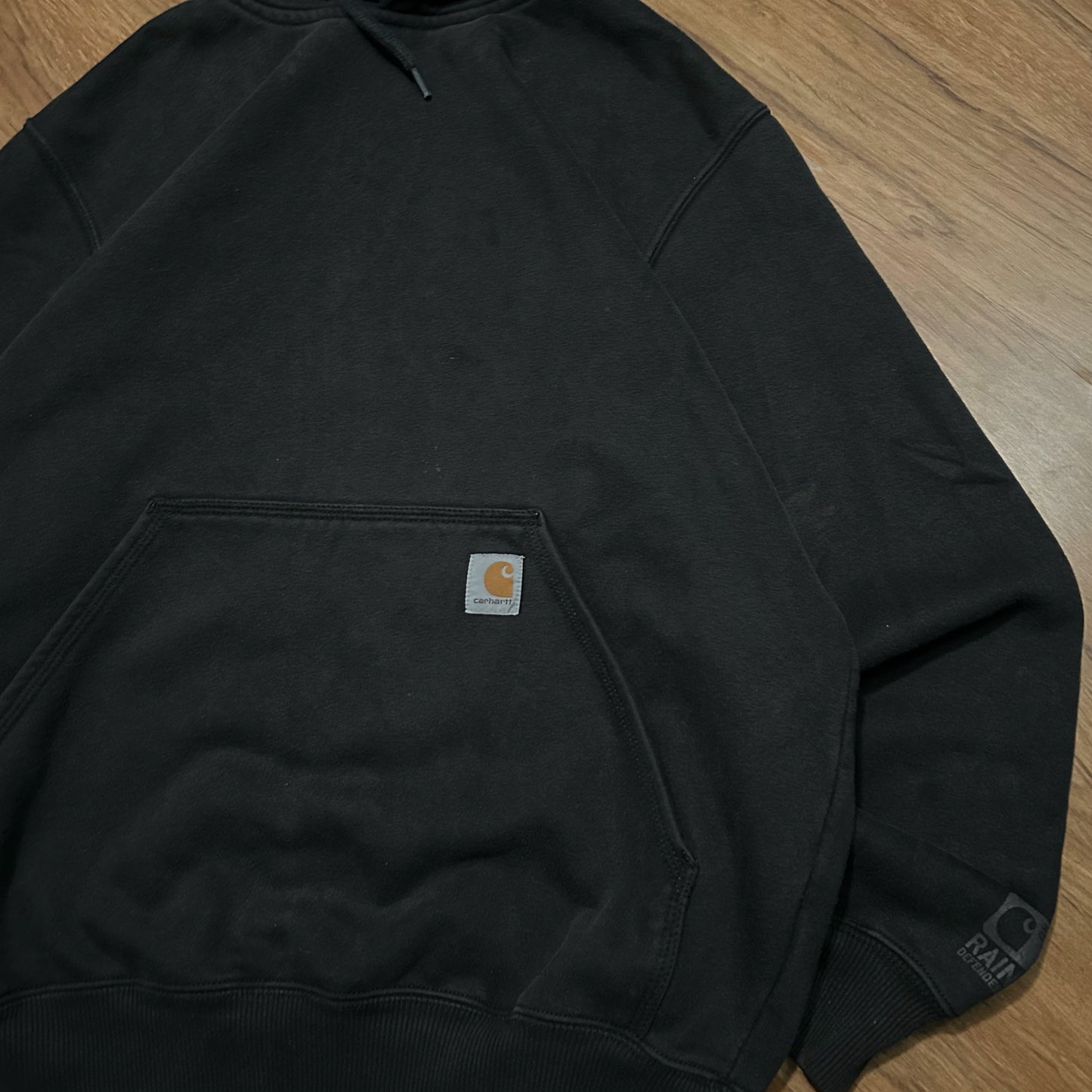 (M) Carhartt Black Pullover Hoodie