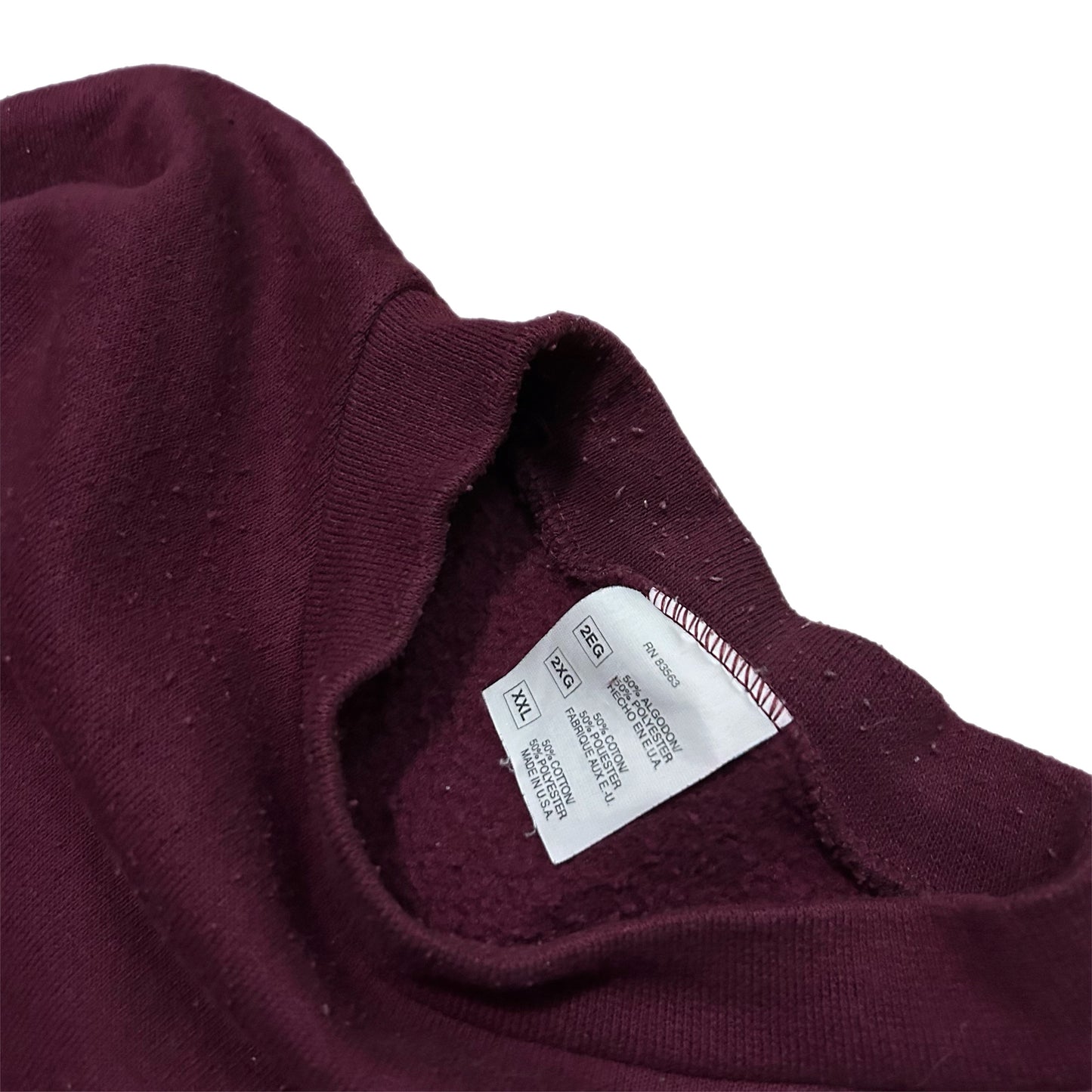 (XL) Vintage New Mexico Graphic Pullover Burgundy Crewneck