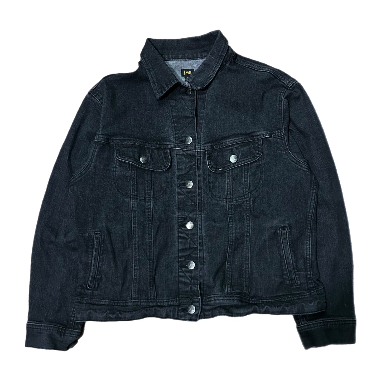 (XL) Lee Black Denim Jacket
