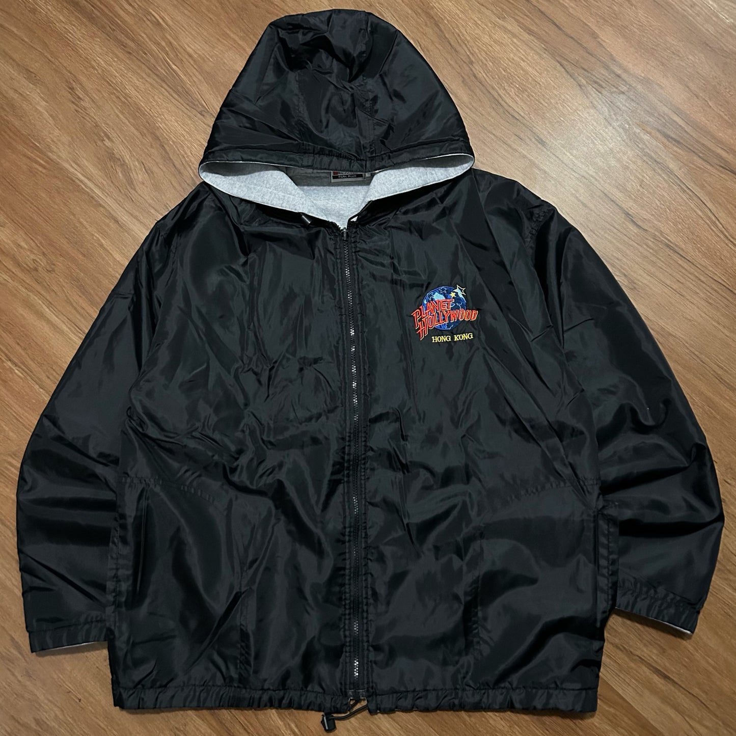 (XL) Vintage Planet Hollywood Hong Kong Reversible Zip-Up Jacket