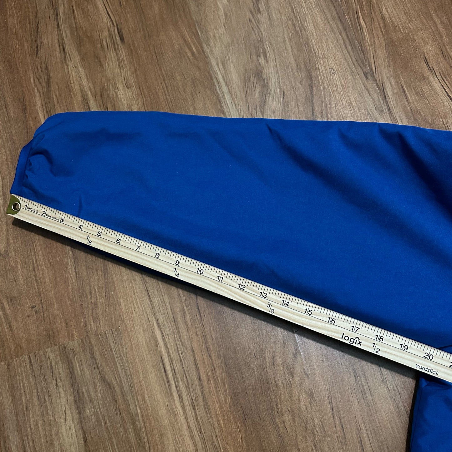(XL) Majestic MLB Chicago Cubs Royal On-Field Thermal Zip-Up Blue Jacket