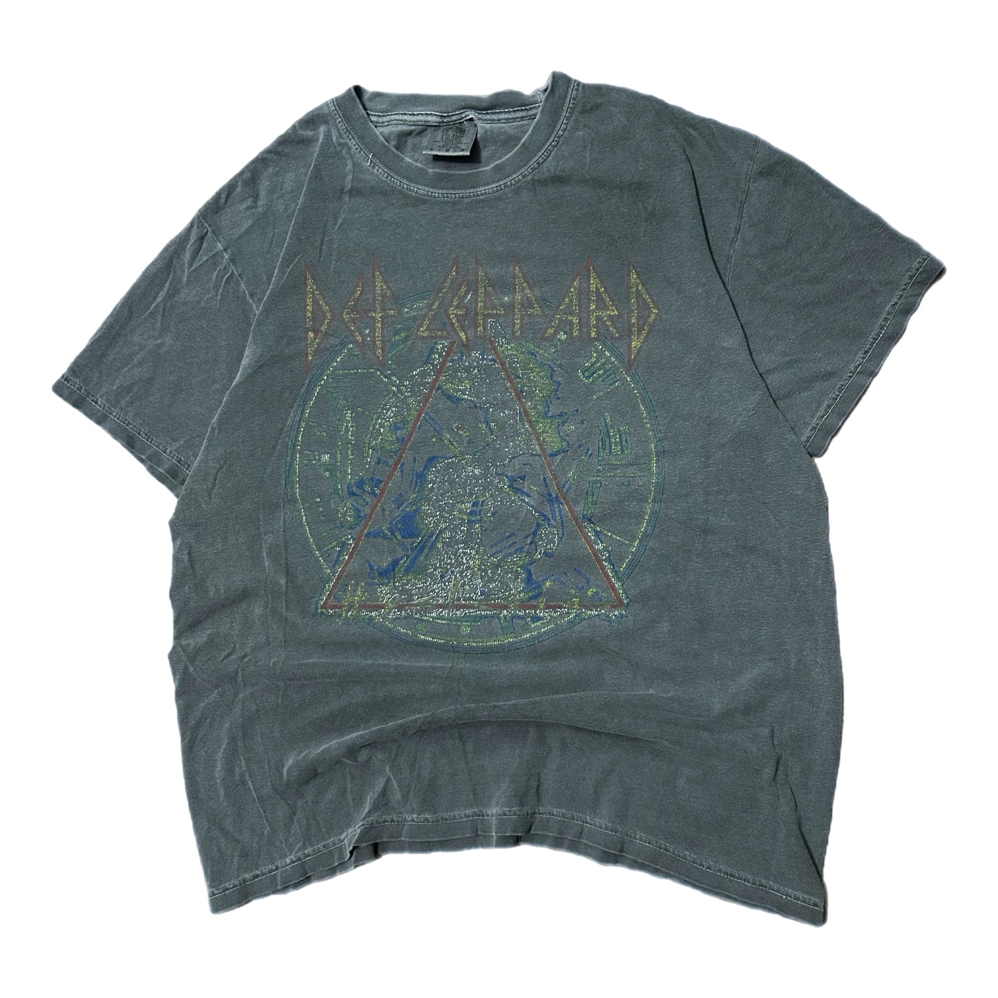 (L) Comfort Colors Def Leppard Hysteria Tour T-Shirt