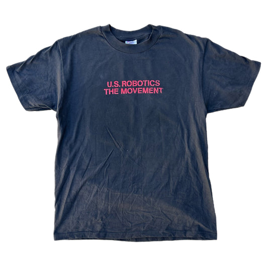 (L) Vintage U.S Robotics 'The Movement' Shirt