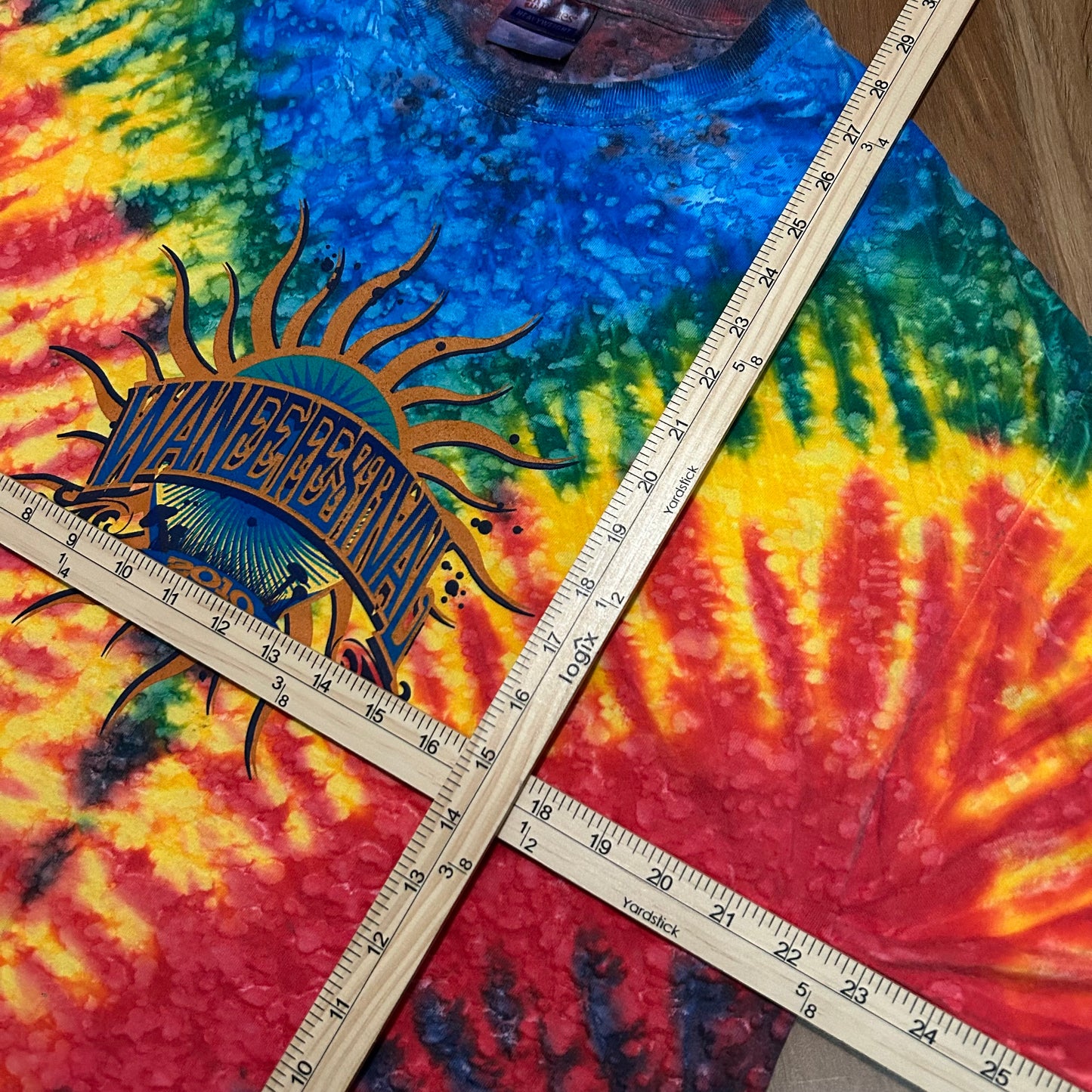 (XL) 2010 Wanee Festival Tye-Dye AOP T-Shirt