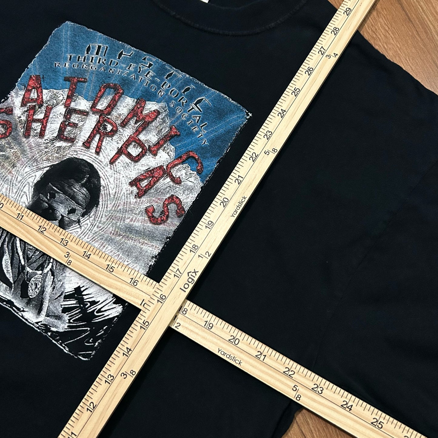 (XL) Vintage Atomic Sherpas Third Eye Black T-Shirt