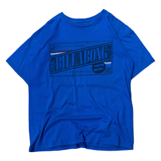 (M) Billabong Surfing Blue Shirt