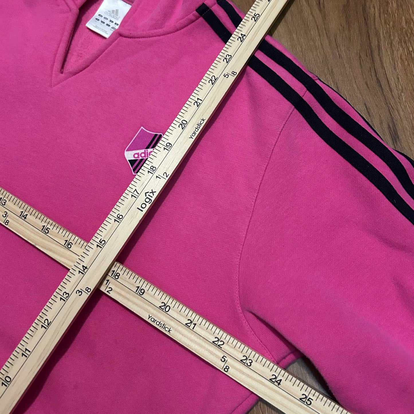 (Women XL) Adidas Sportswear Soccer Pink Pullover Hoodie