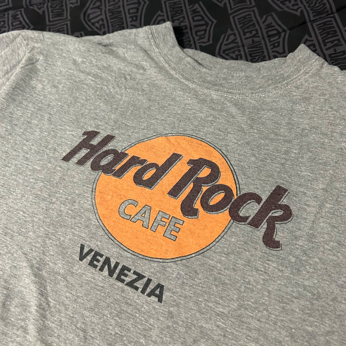 (L) Vintage Hard Rock Cafe Venezia Italy Heather Gray T-Shirt