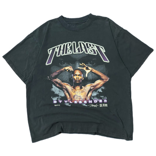 (L) UFC Israel Adesanya Last Stylebender Vintage Washed Graphic T-Shirt