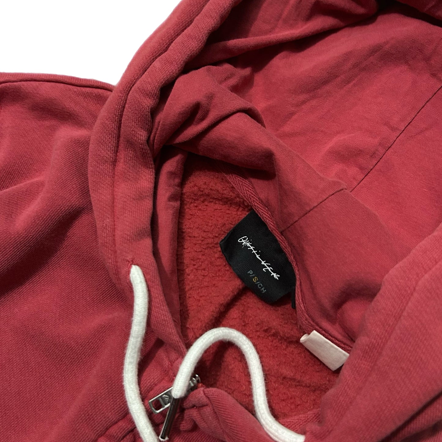 (S) Quicksilver Logo Pullover Zip-Up Red Jacket