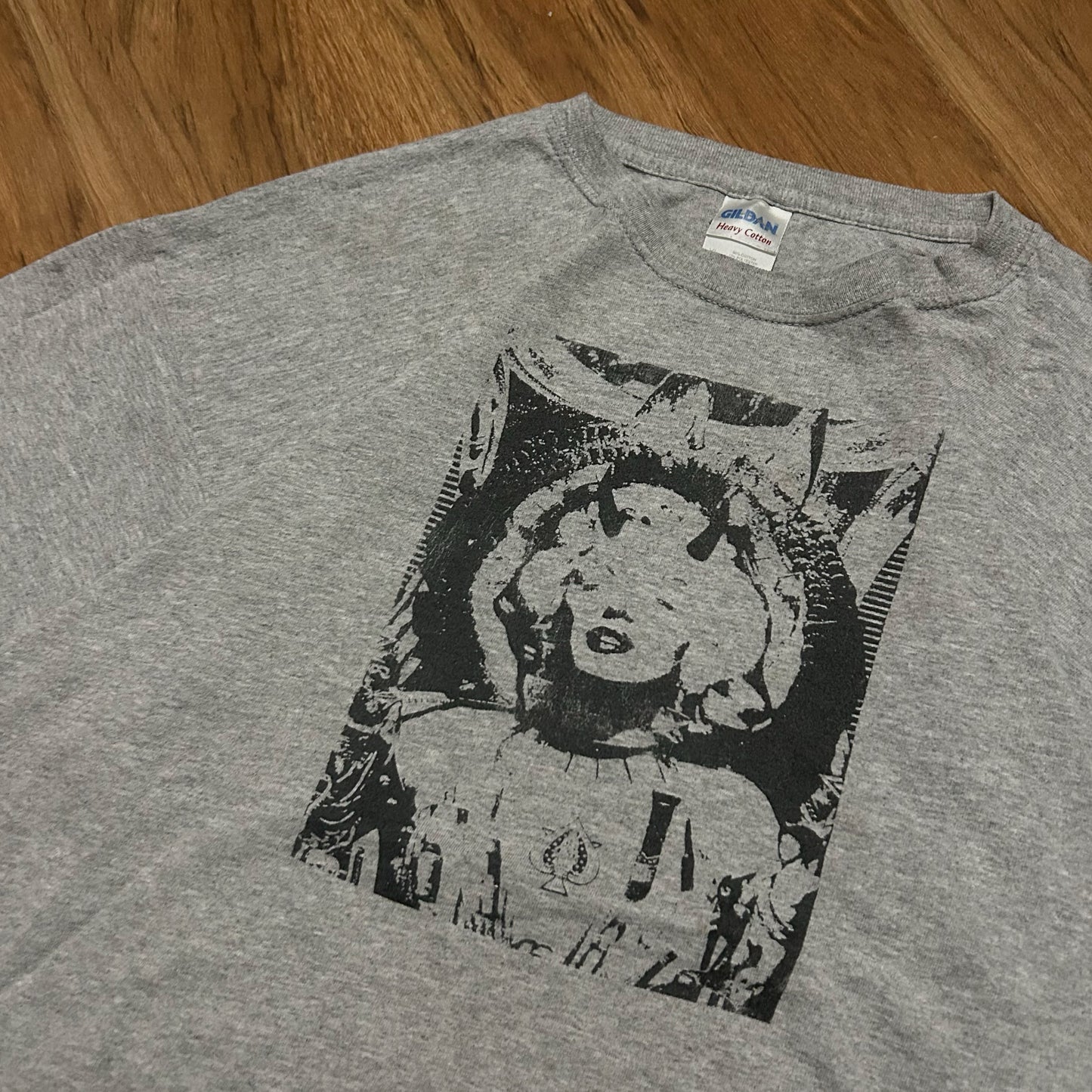 (XL) Vintage Y2K Marilyn Monroe Black Lips Punk Graphic T-Shirt