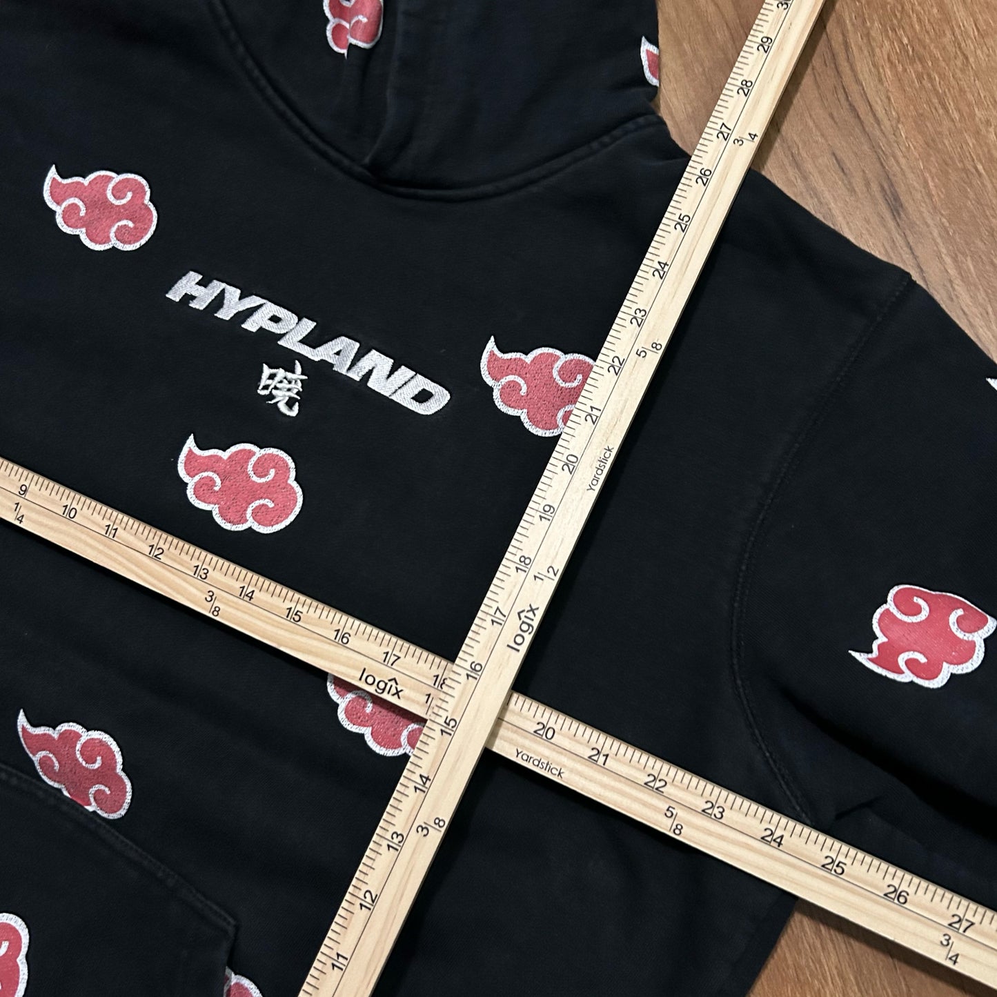 (XL) Hypeland X Naruto Akatsuki Heavyweight Black Hoodie