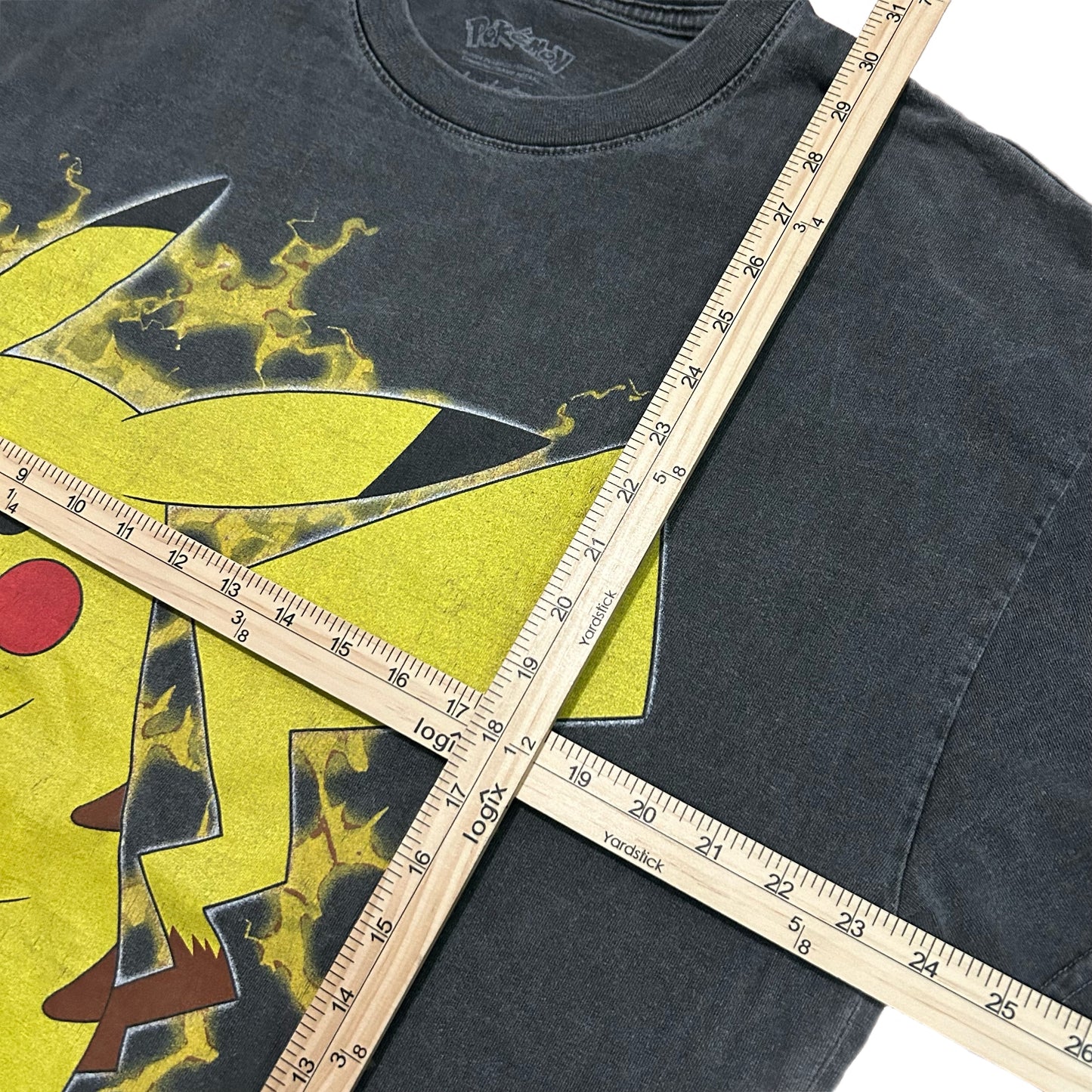 (M) Pokemon Nintendo Pikachu Vintage Wash T-Shirt