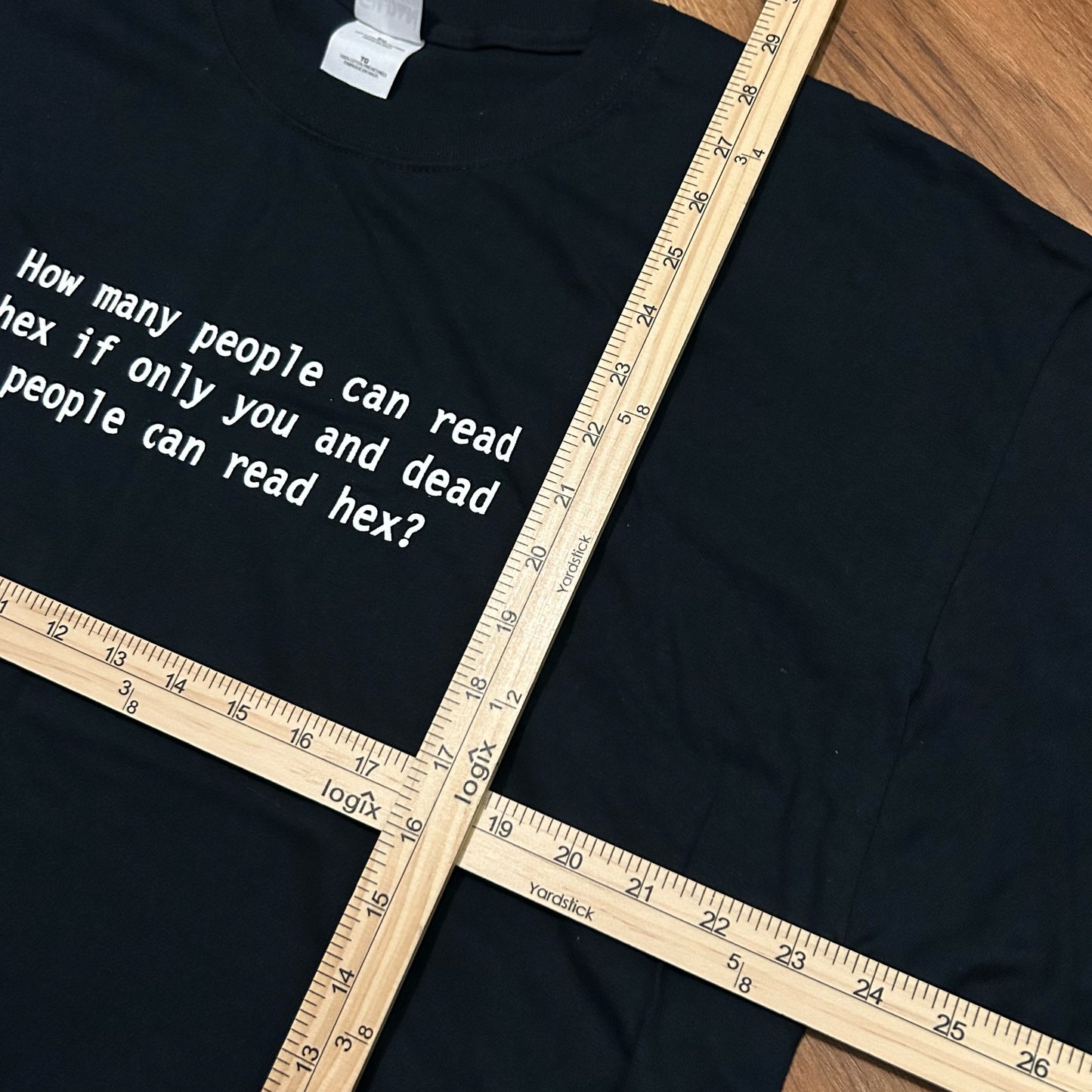 (XL) Vintage 2000s Hex Black T-Shirt