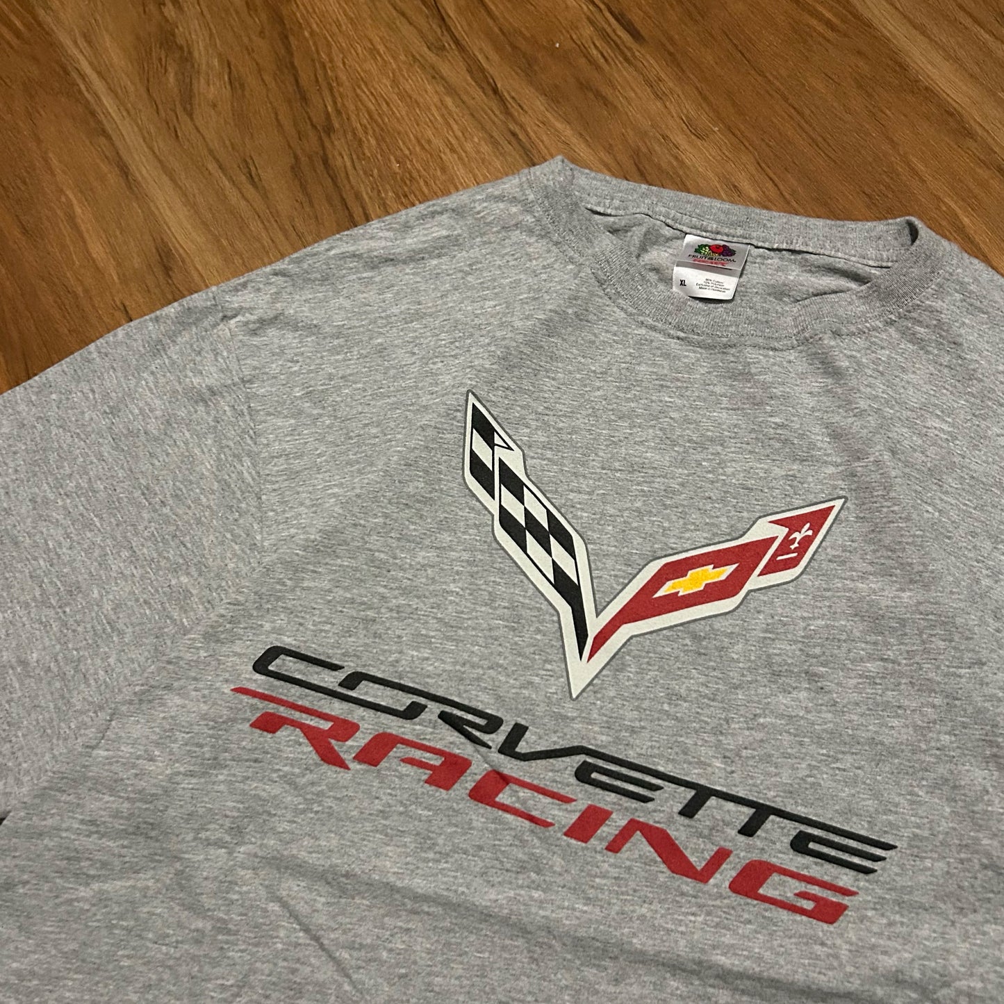 (XL) Corvette Racing C7 Gray Graphic T-Shirt