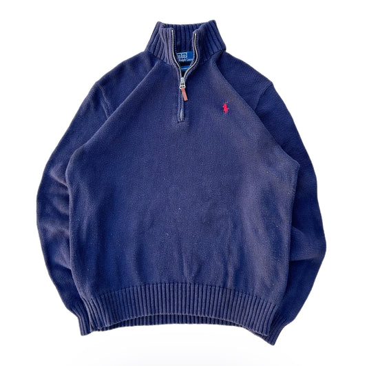 (M) Vintage Ralph Lauren Polo Quarter-Zip