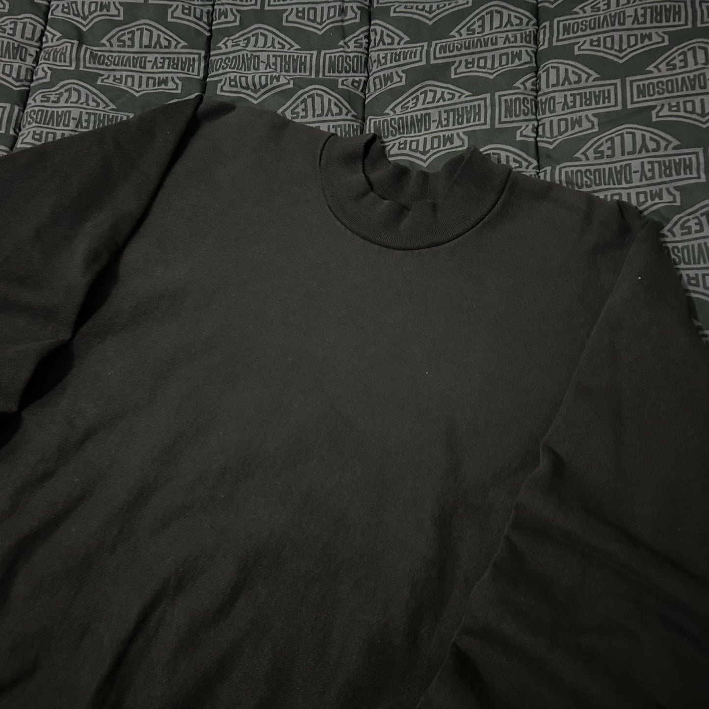 (XXL) Yeezy Season 4 Calabasas Black Mock Neck Pullover Crewneck