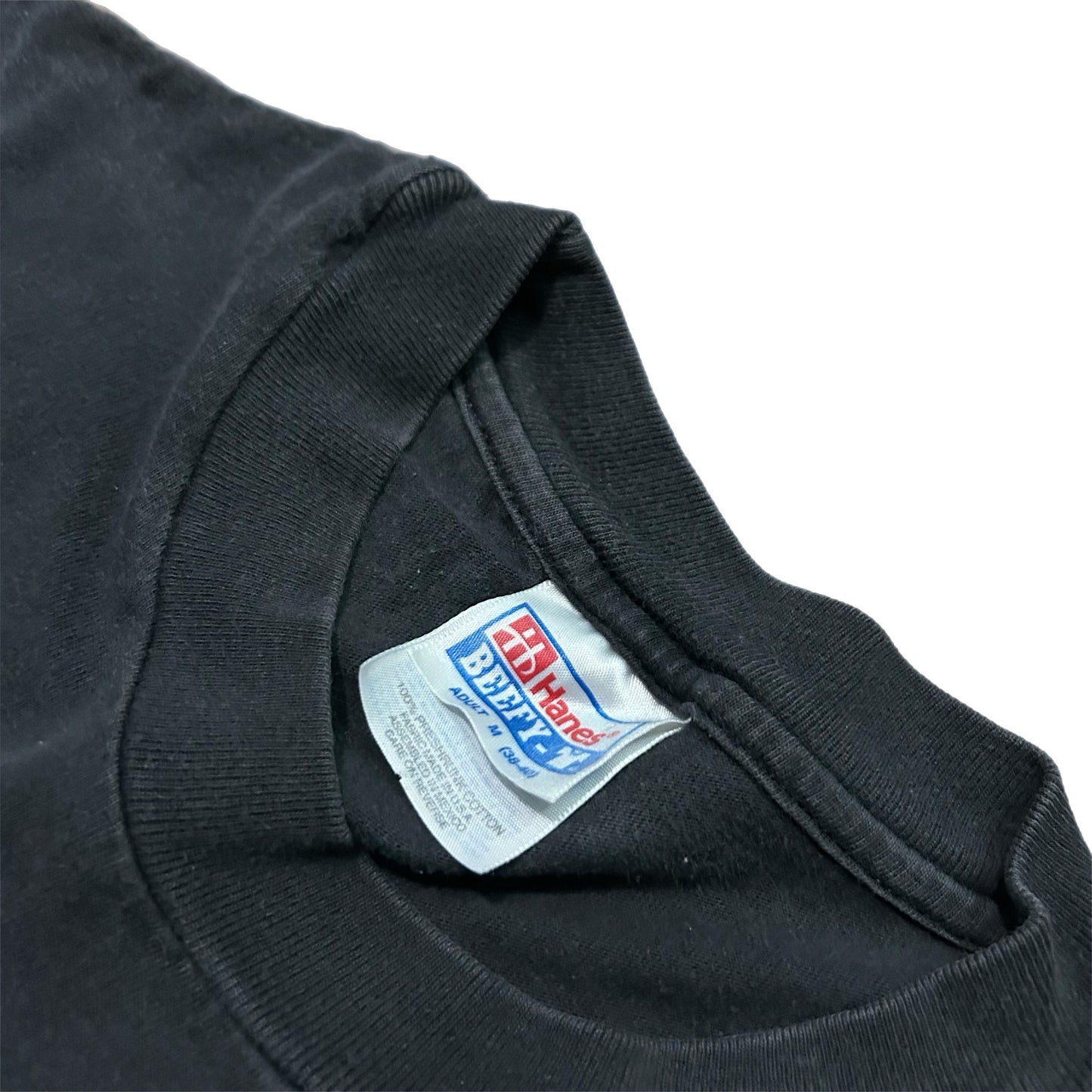 (M) 90s Brother Blues Jazz Retro Black T-Shirt