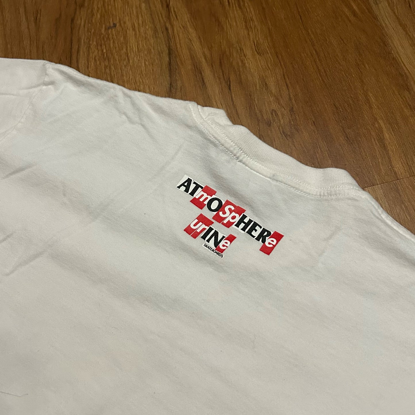 (L) Supreme x Antihero Atmosphere Urine White T-Shirt
