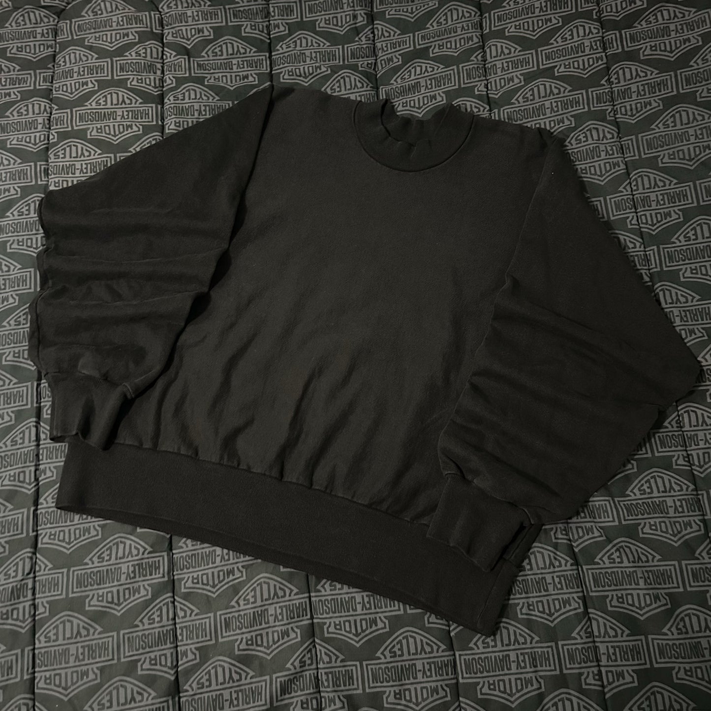 (XXL) Yeezy Season 4 Calabasas Black Mock Neck Pullover Crewneck