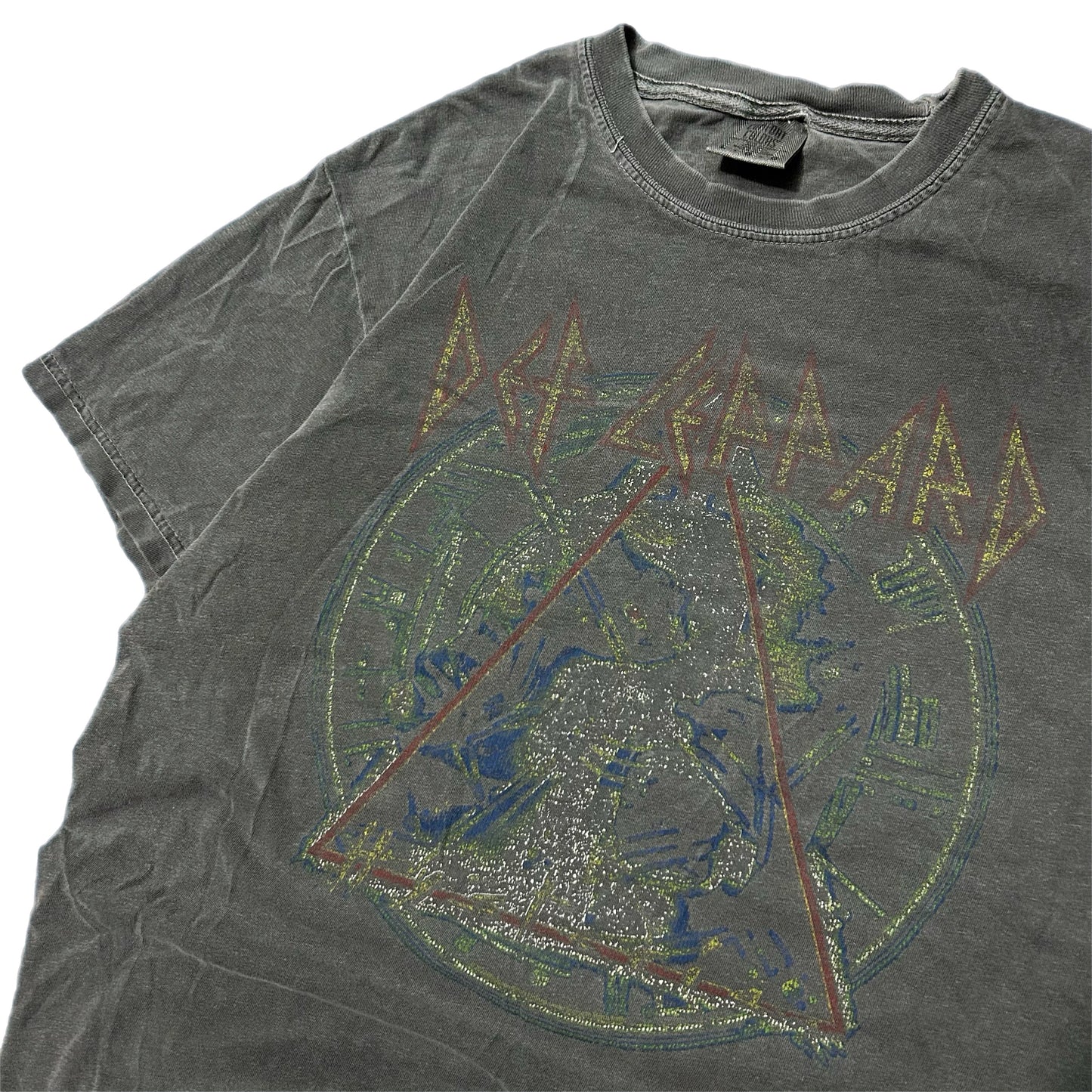 (L) Comfort Colors Def Leppard Hysteria Tour T-Shirt