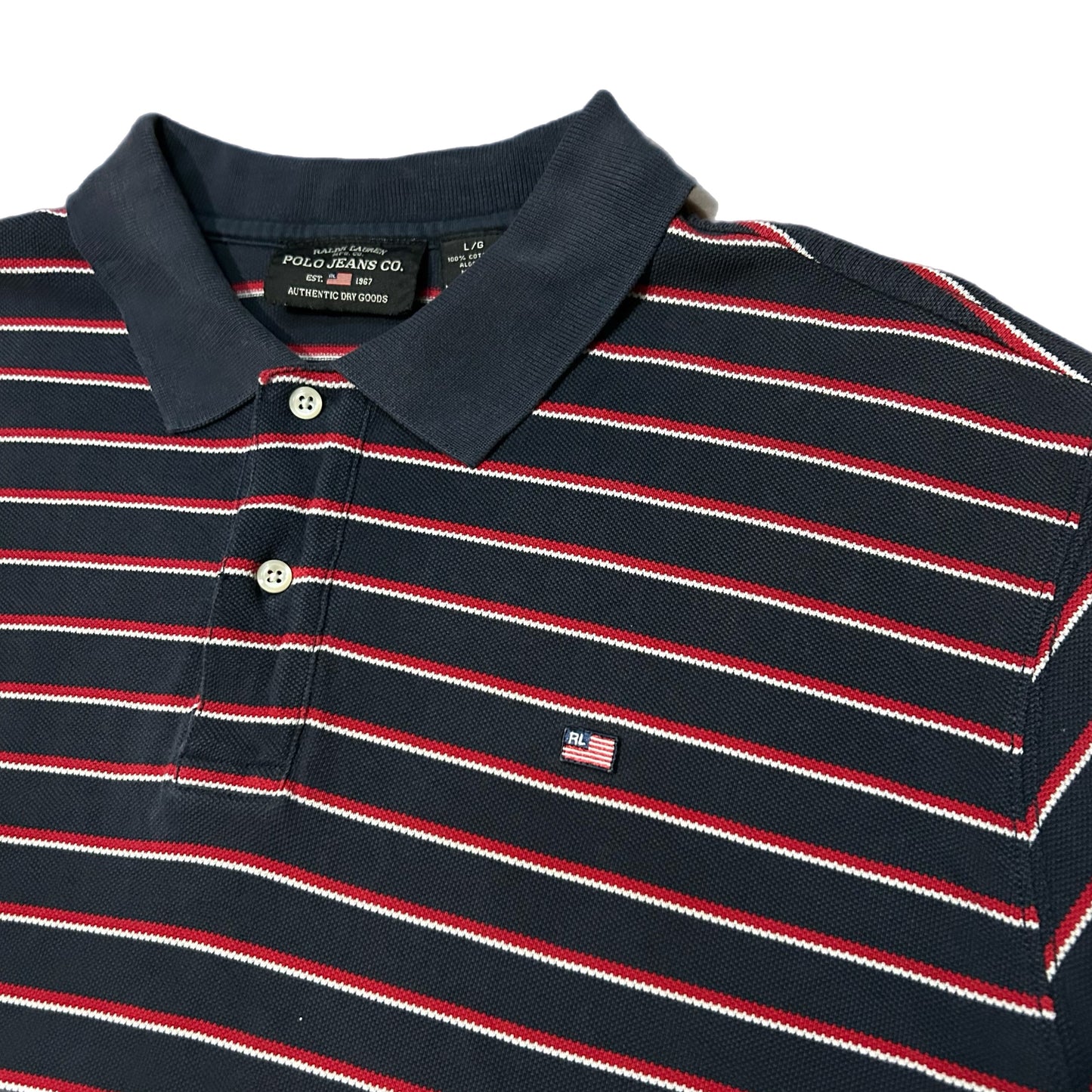 (L) Vintage Polo Jeans Co. Ralph Lauren Rugby Shirt
