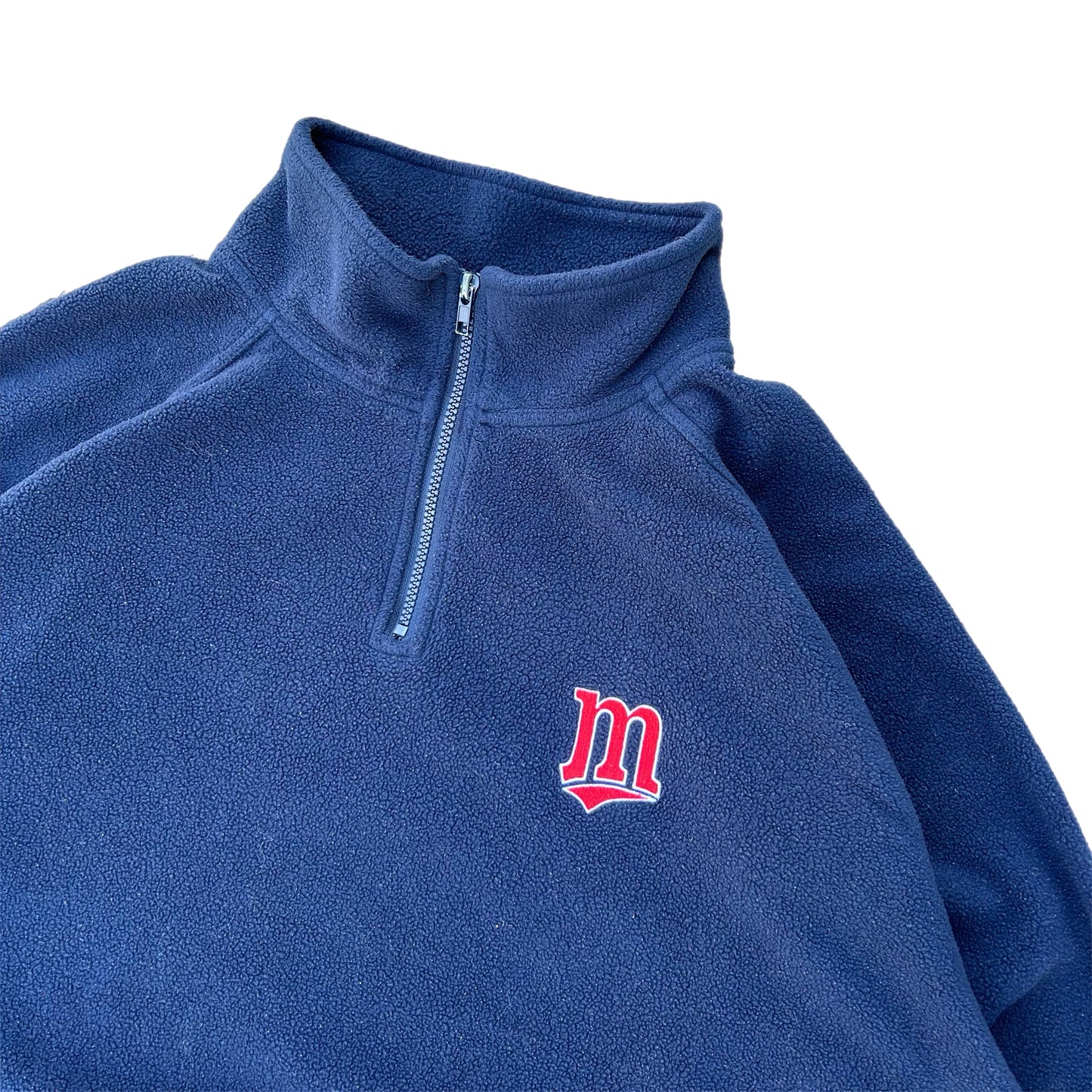 (XL) Vintage MLB Minnesota Twins Quarter-Zip Fleece