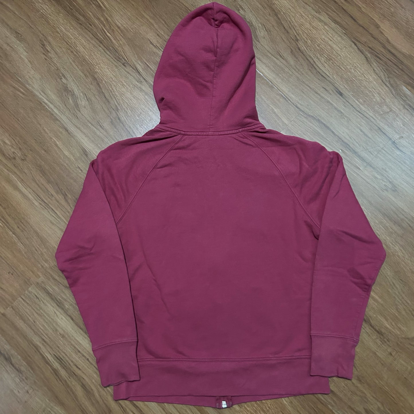 (S) GAP Women's Heritage Logo Full Zip Pink Hoodie