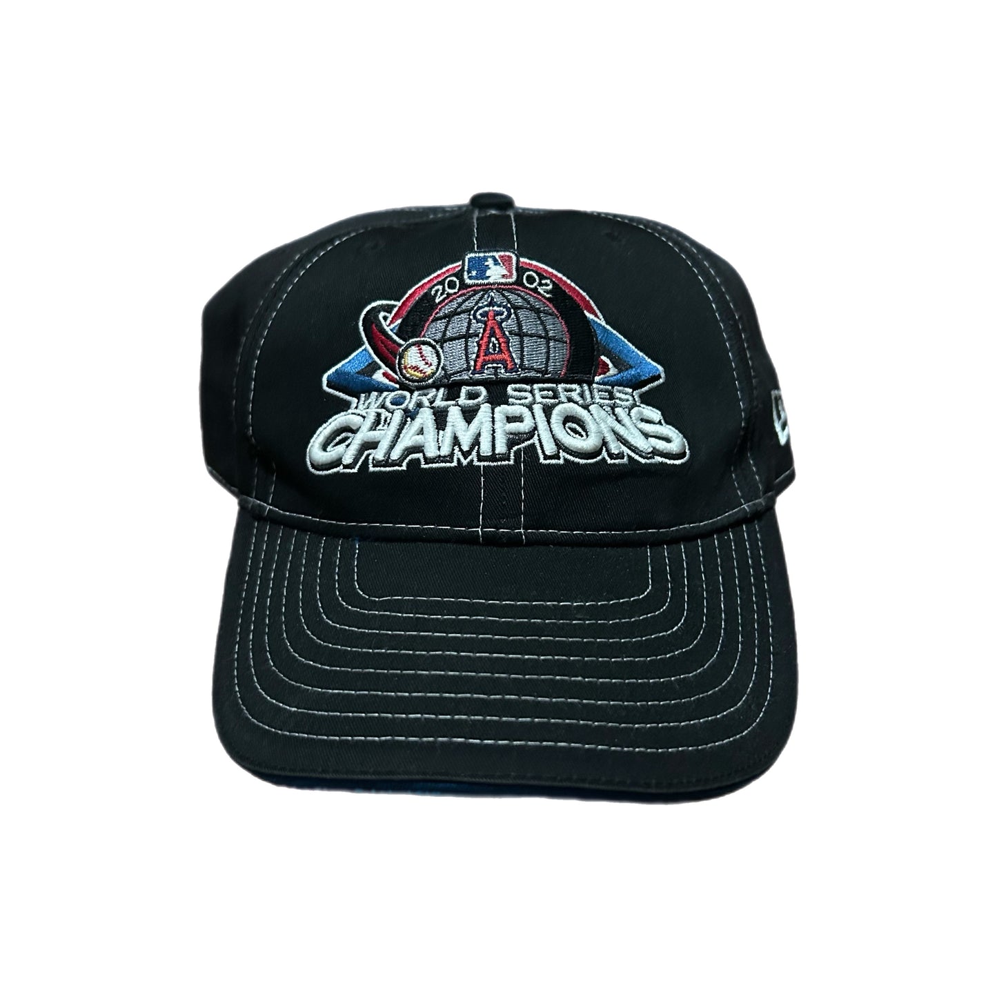 (OS) Vintage 2002 Anaheim Angels MLB Champions Black Hat