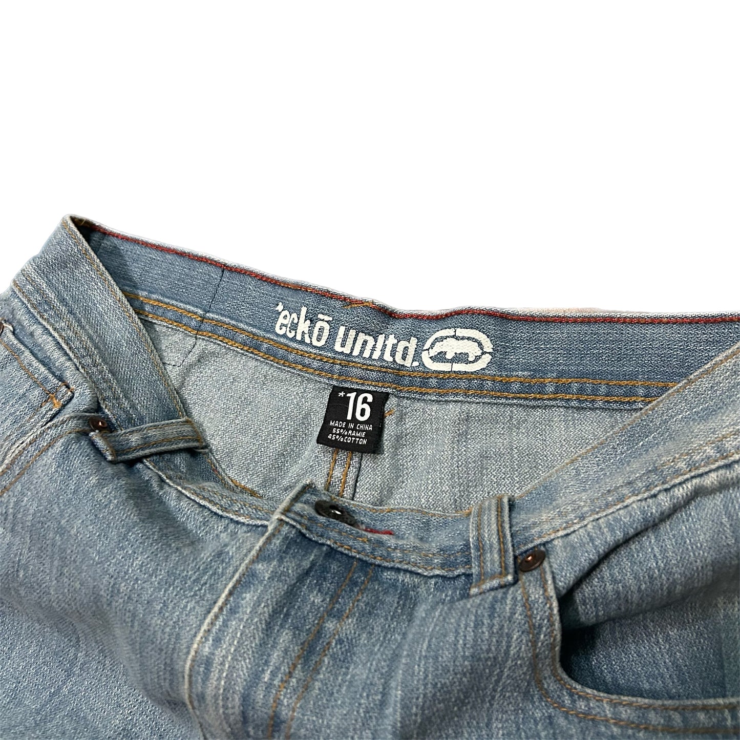 (16) Y2K Ecko Unltd Jean Shorts