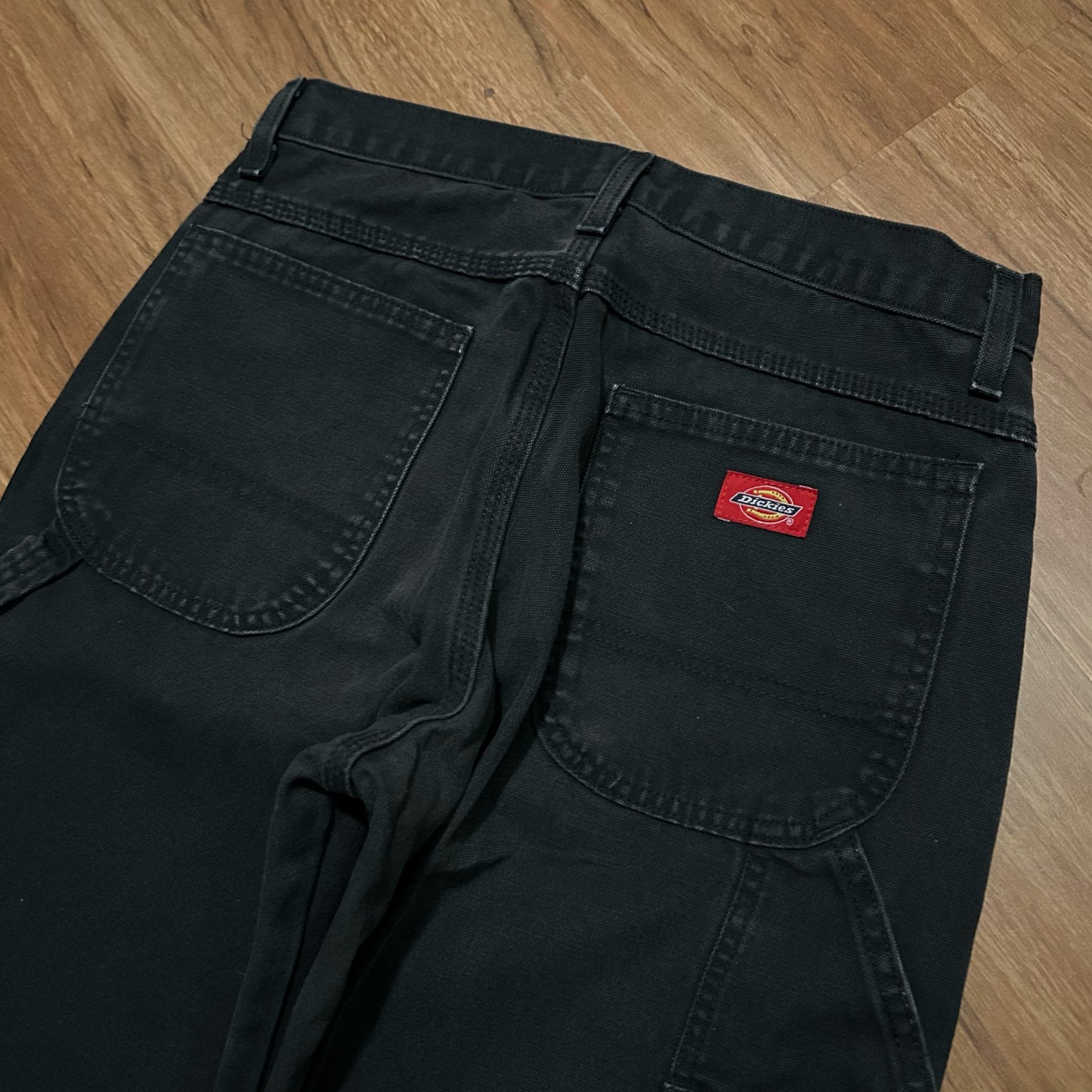 (30) Dickies Canvas Utility Work Black Carpenter Pants