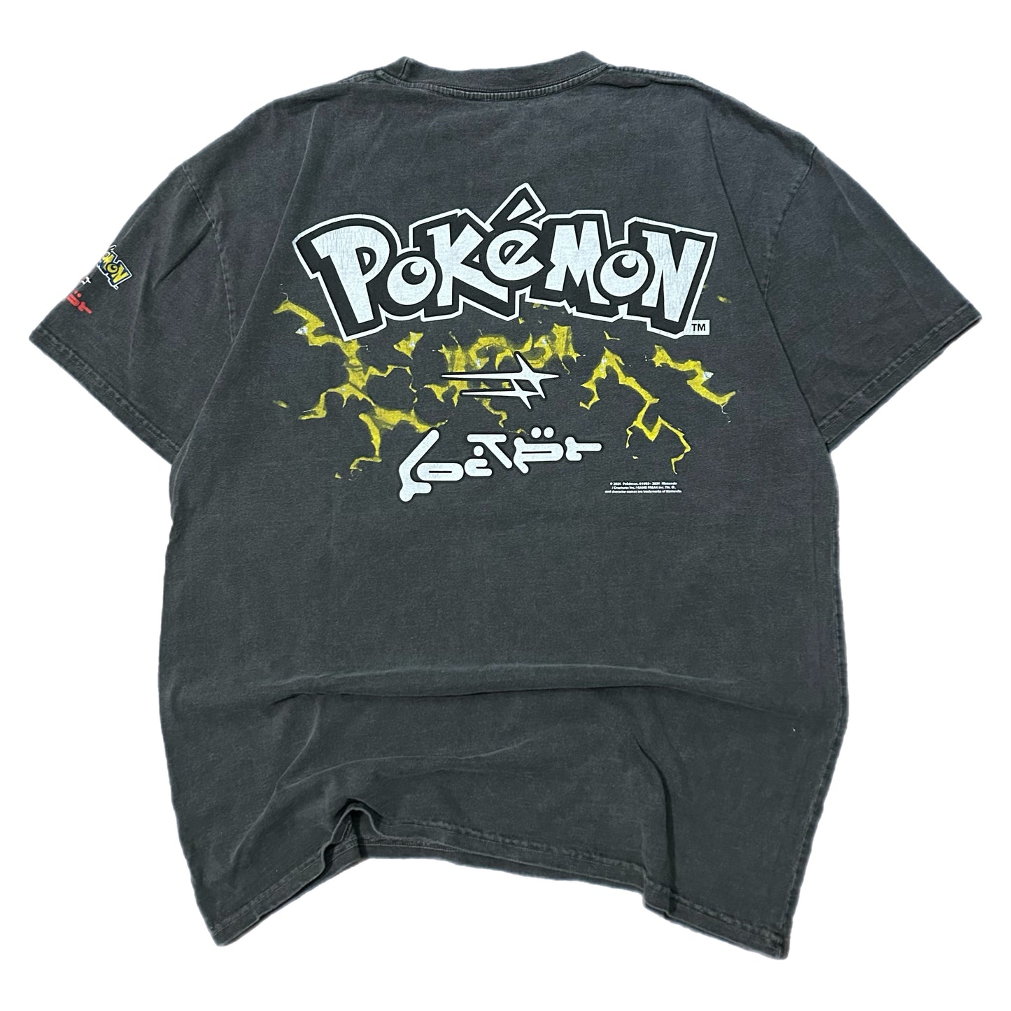 (M) Pokemon Nintendo Pikachu Vintage Wash T-Shirt