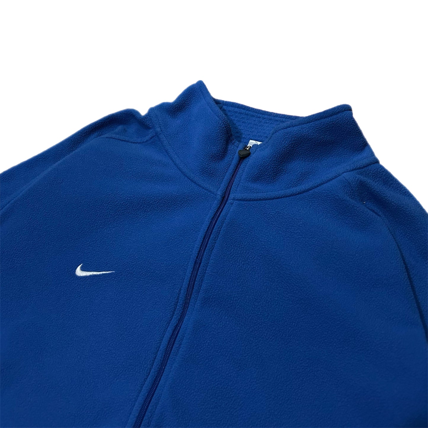 (L) Blue Nike Therma Fit Zip-Up Fleece