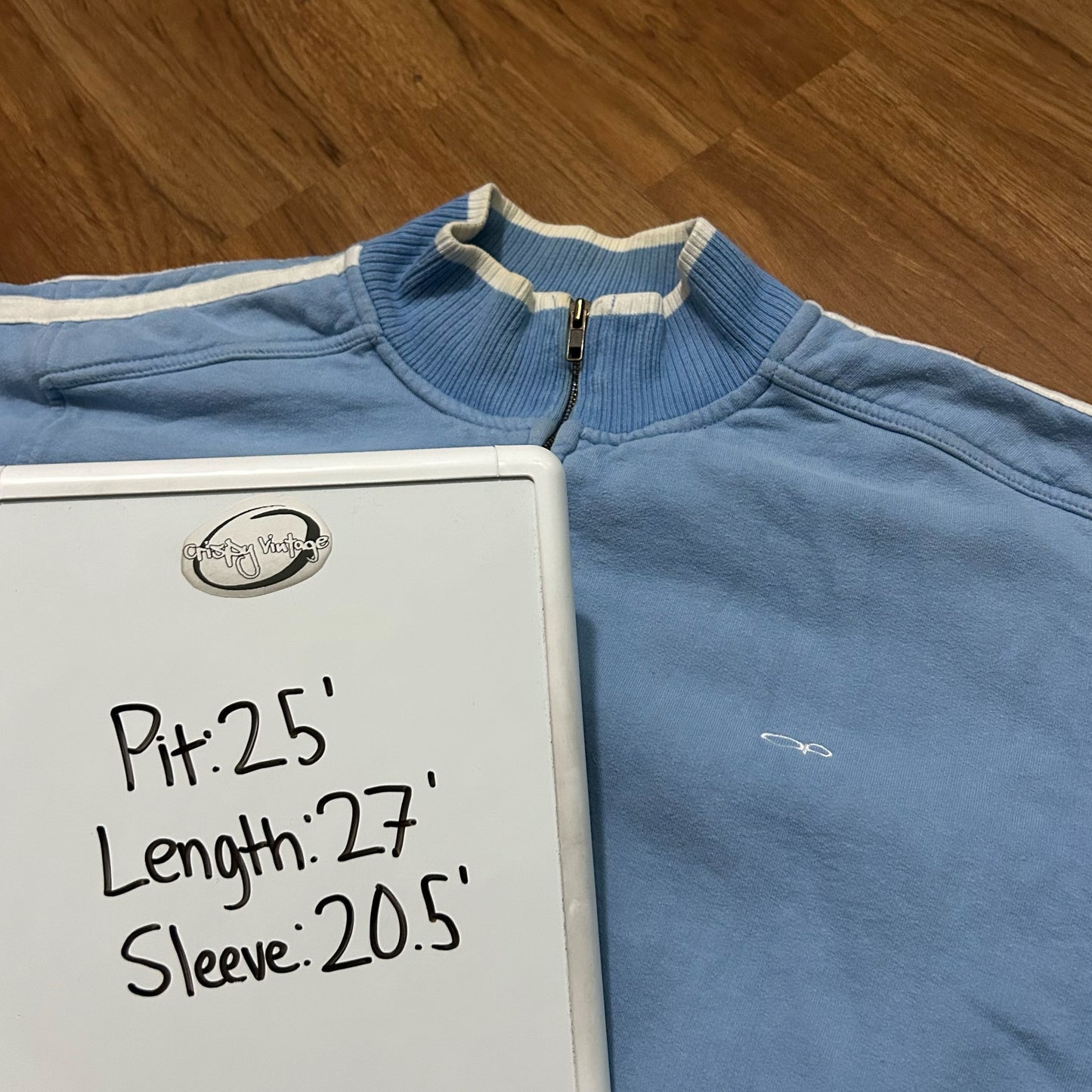 (XL) Vintage Y2K Ocean Pacific Light Blue Full Zip Jacket