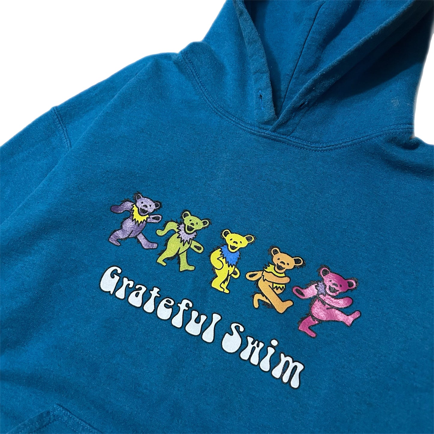 (M) Grateful Dead Bears Swim Blue Pullover Hoodie
