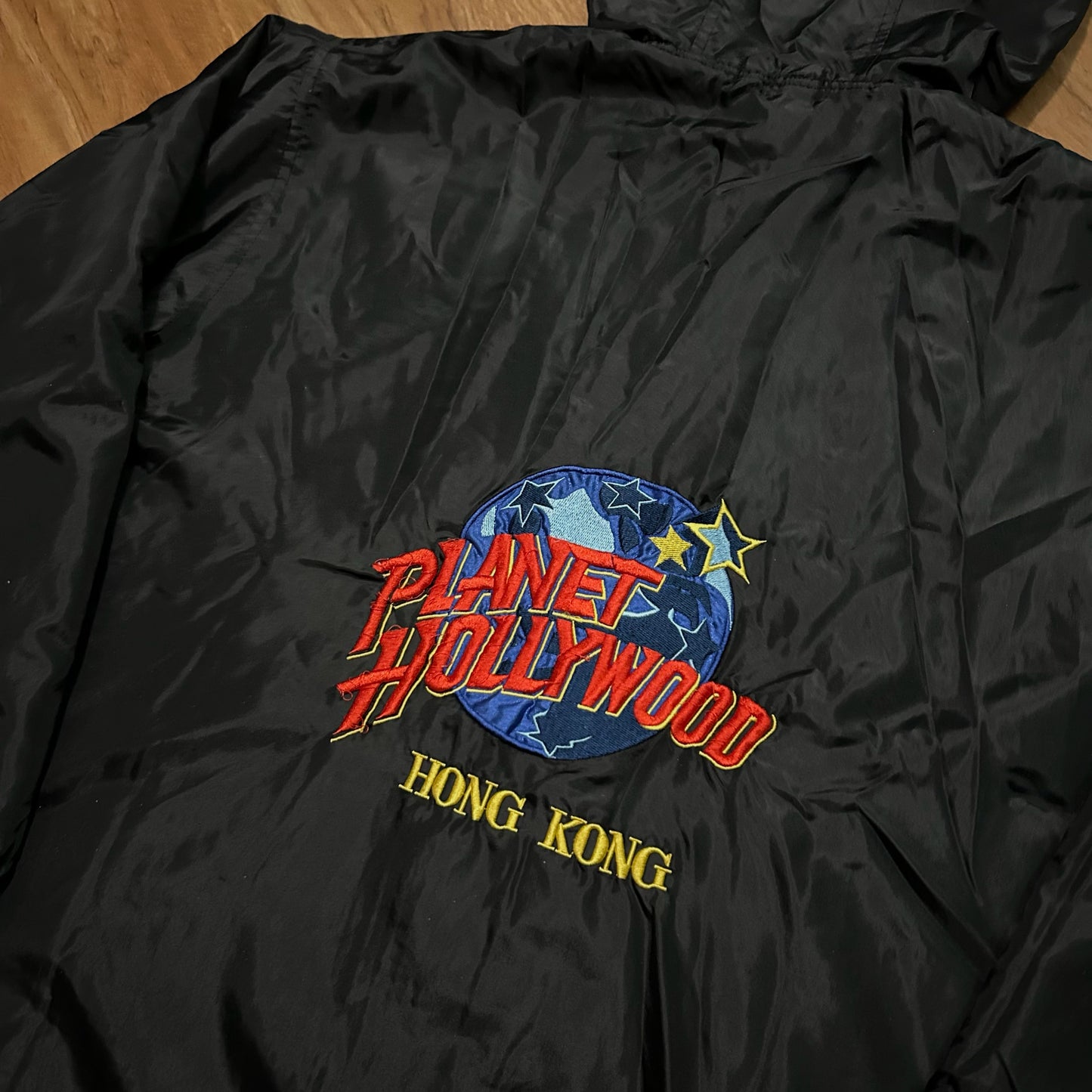 (XL) Vintage Planet Hollywood Hong Kong Reversible Zip-Up Jacket