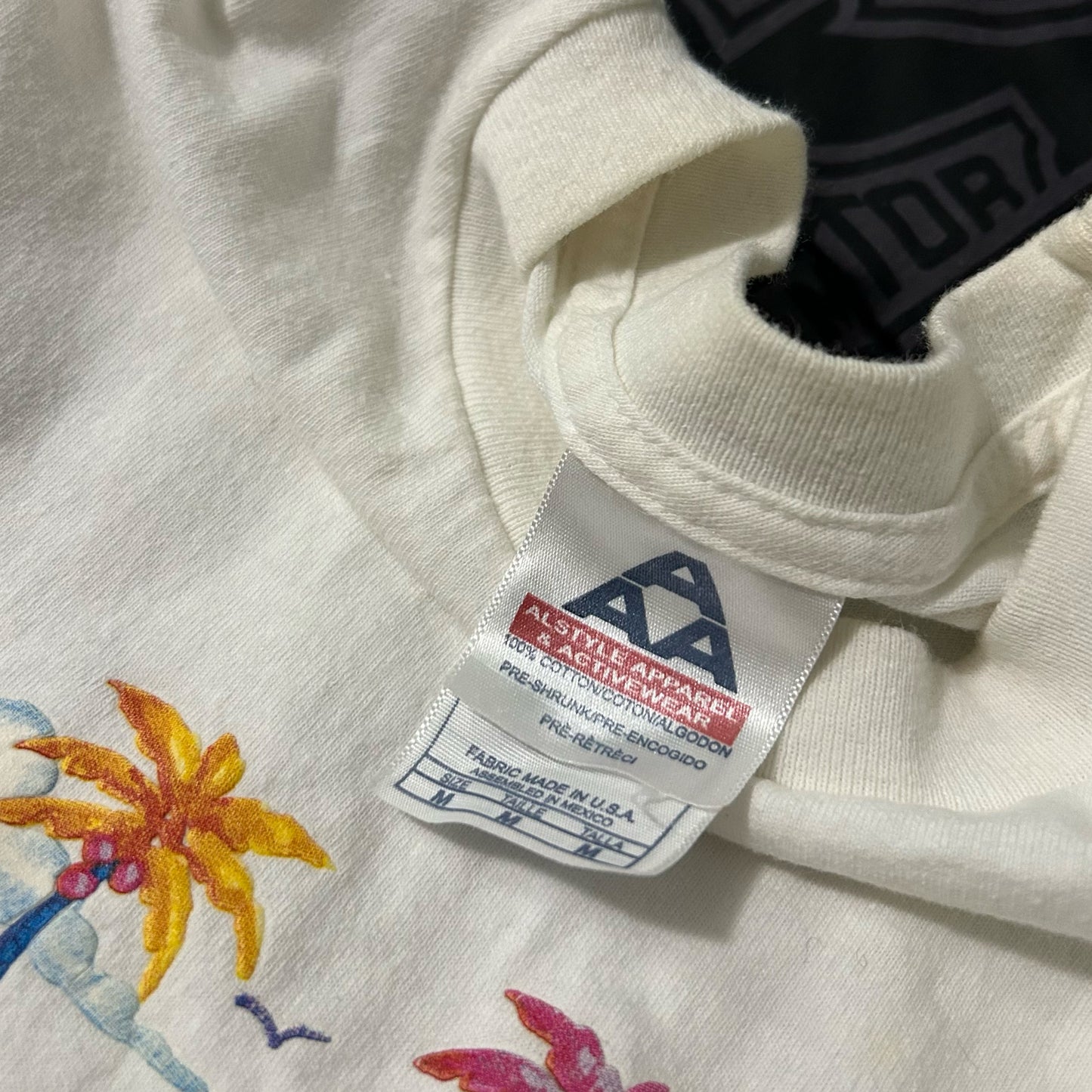 (M) Vintage 90s San Diego California Palm Tree Sailboat Graphic T-Shirt