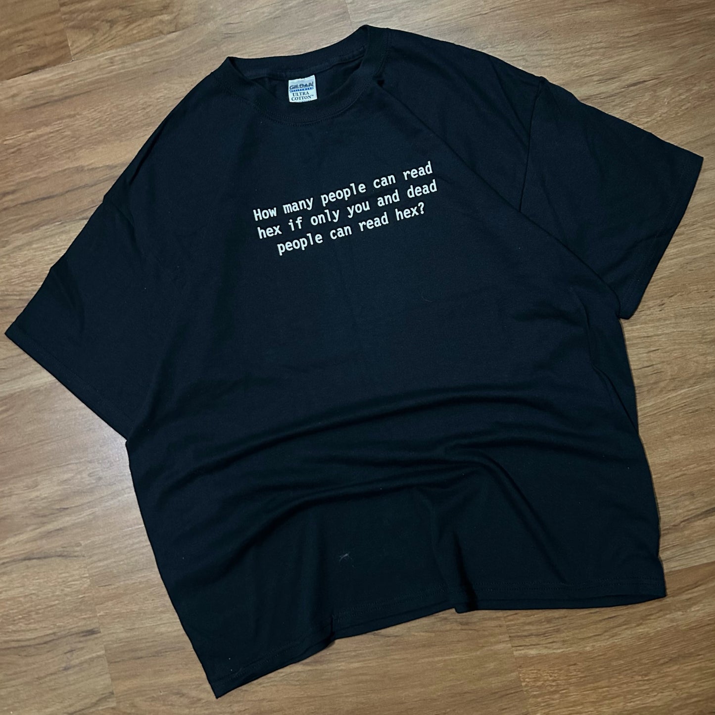 (XL) Vintage 2000s Hex Black T-Shirt