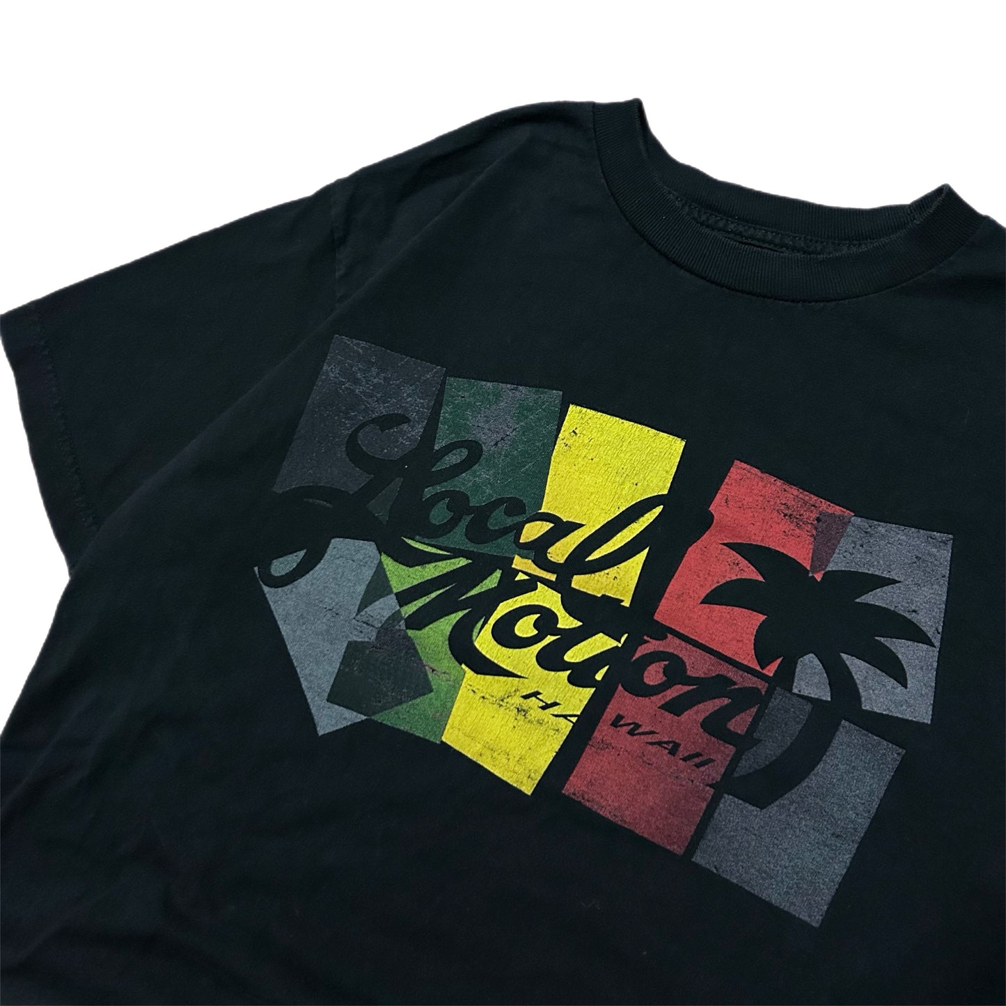 (M) Local Motion Hawaii Surfwear Black T-Shirt